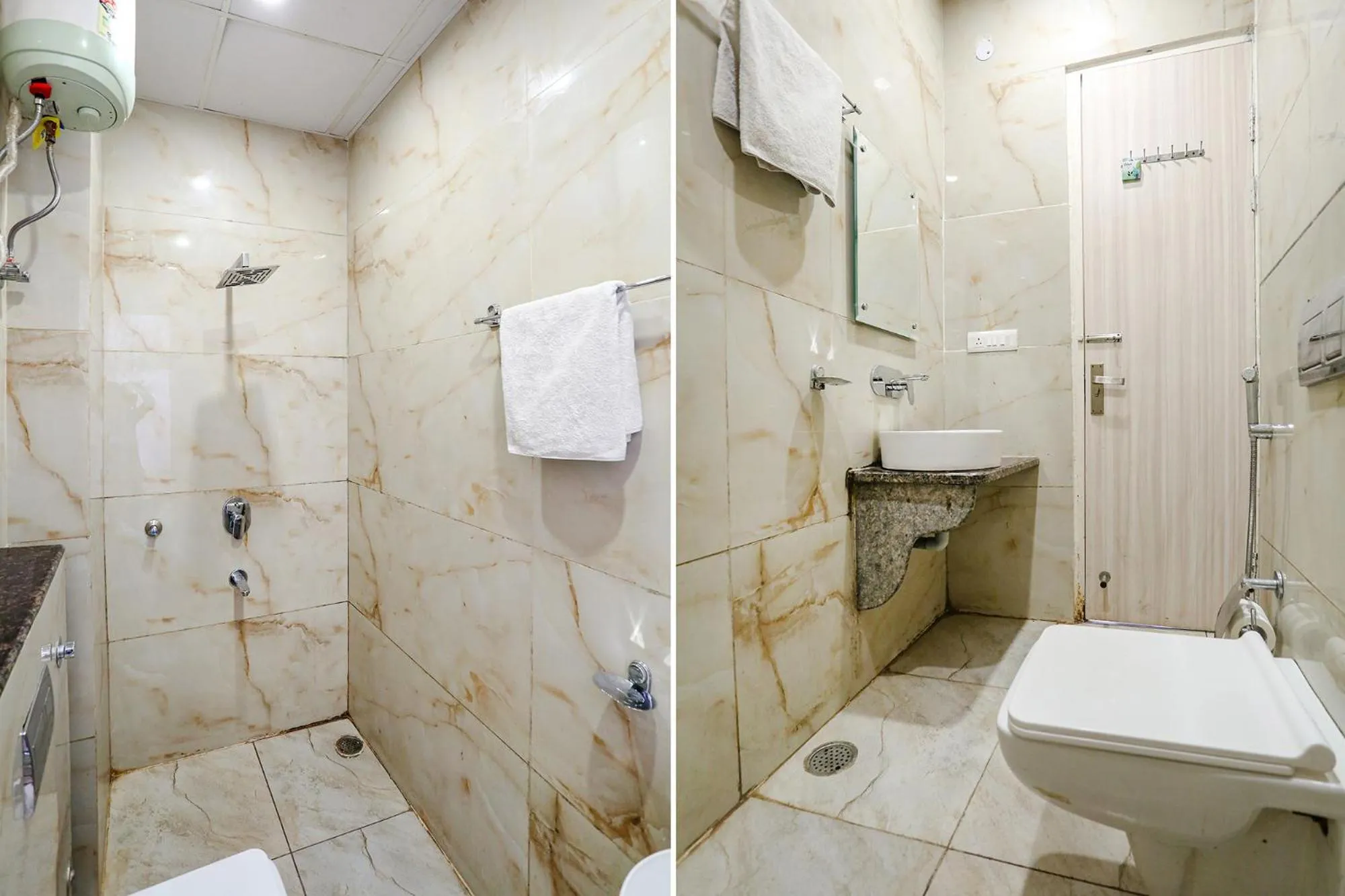 Bathroom in FabHotel Sky Rise Inn Near Medanta- The Medicity Hospital, Gurugram