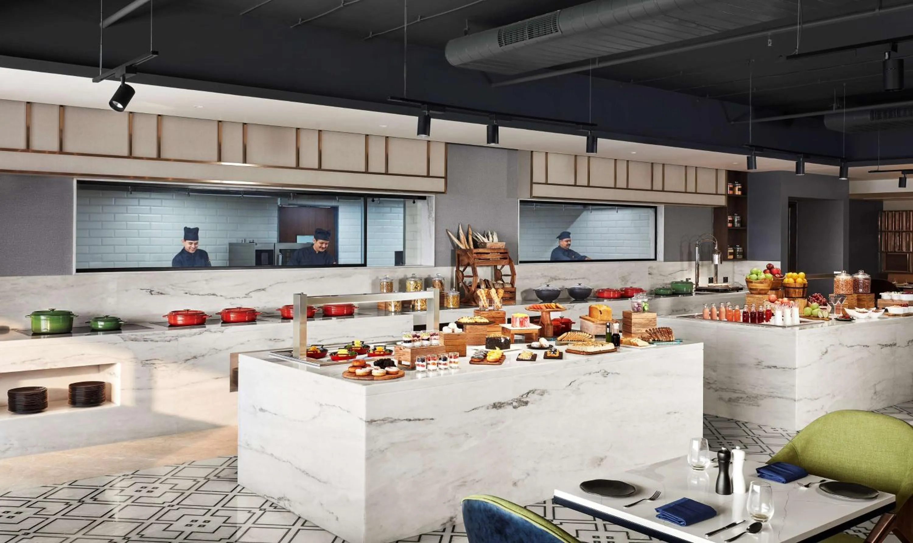 Restaurant/places to eat in Hyatt Place Vadodara