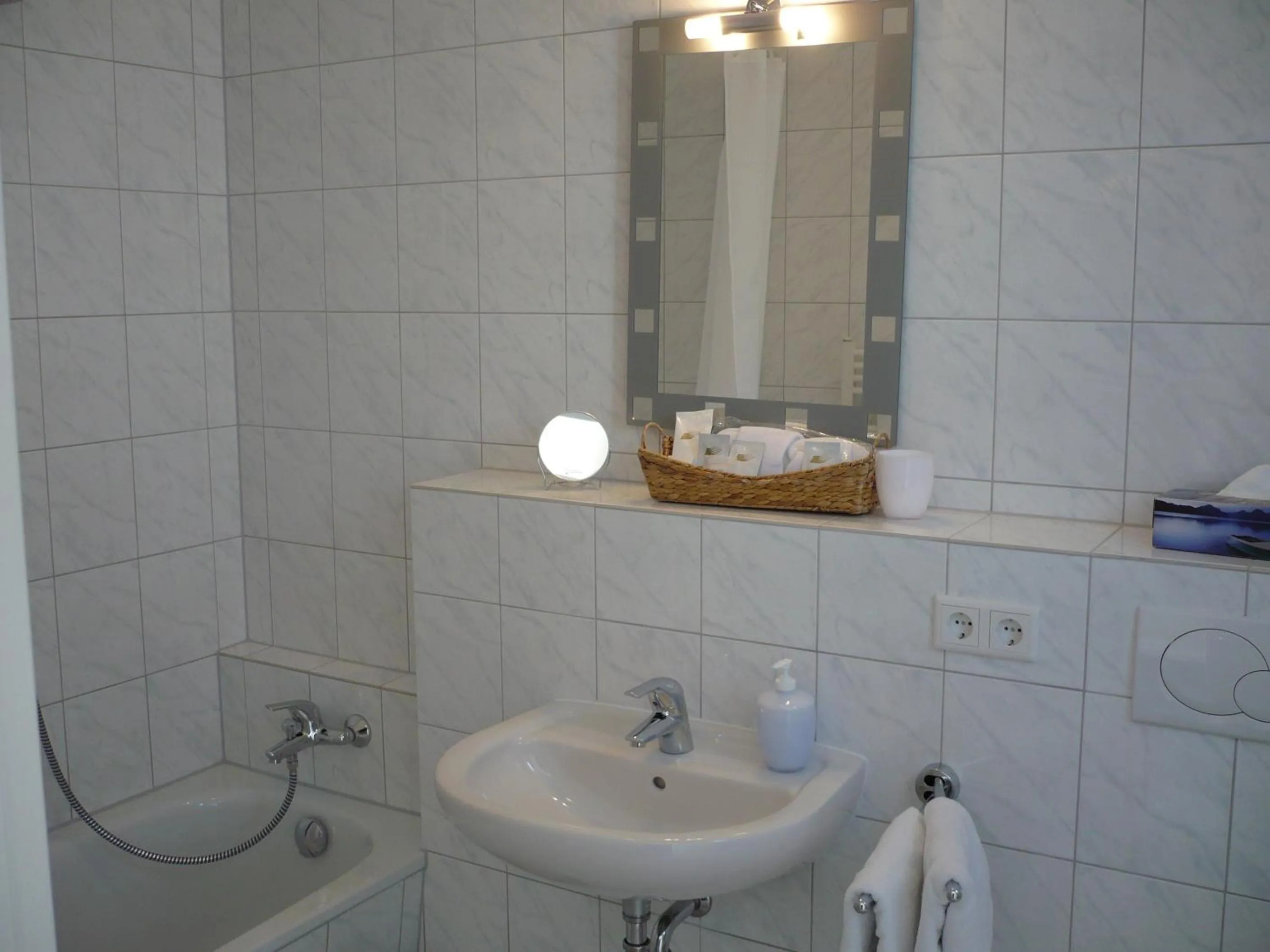 Bathroom in Frick's Hotel