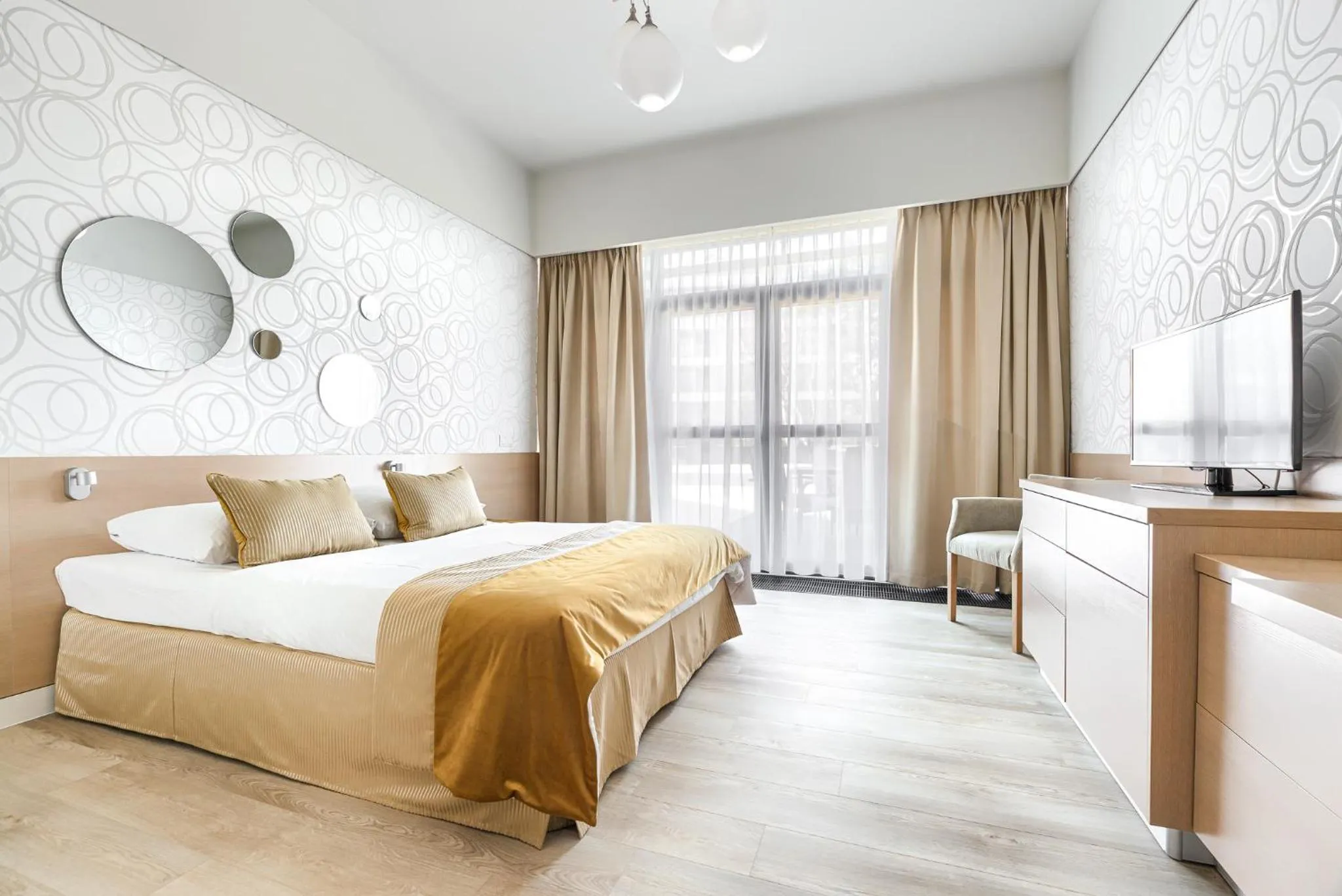 Bed in Dune Resort Mielno - A