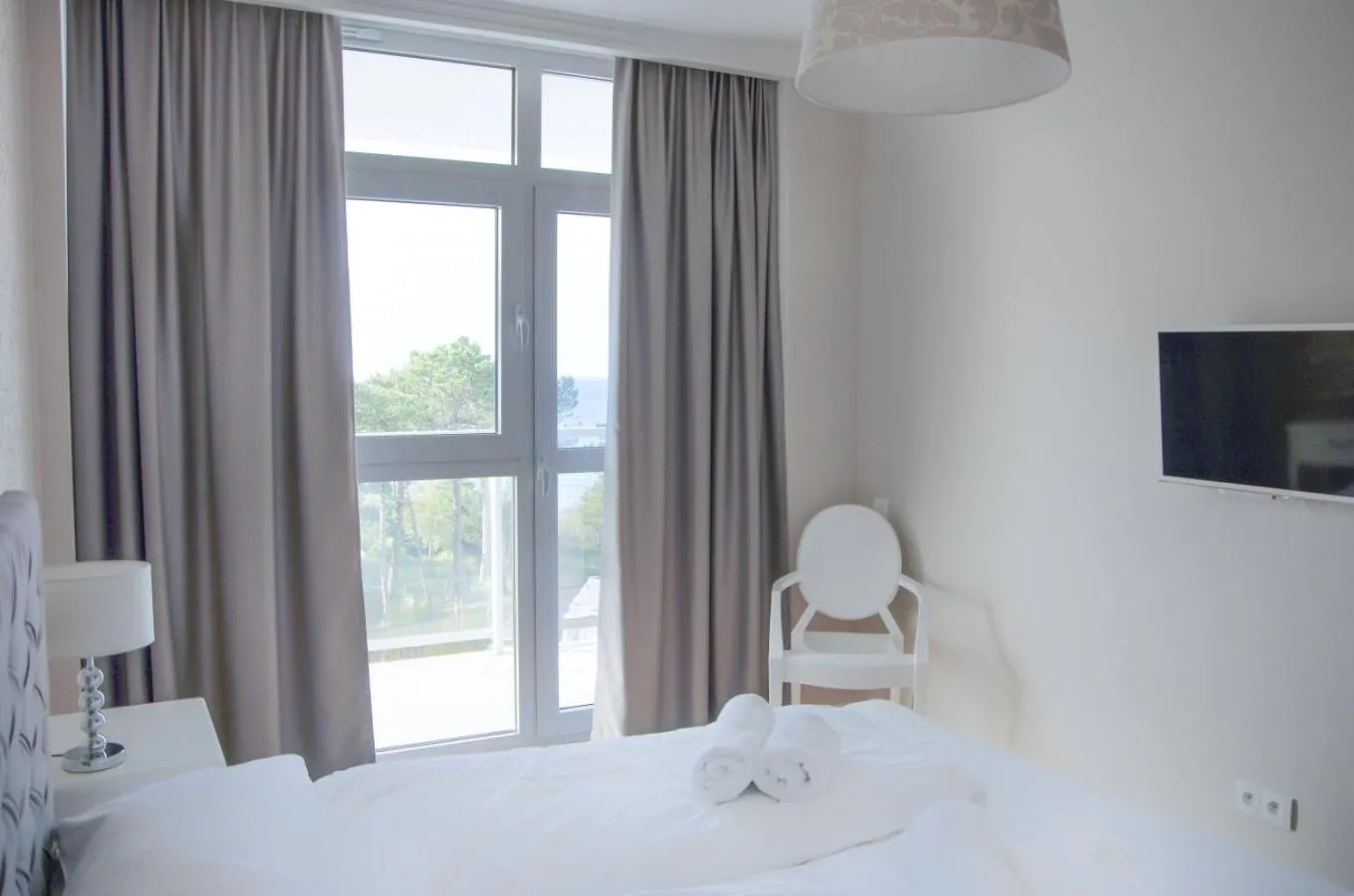 Bed in Dune Resort Mielno - A