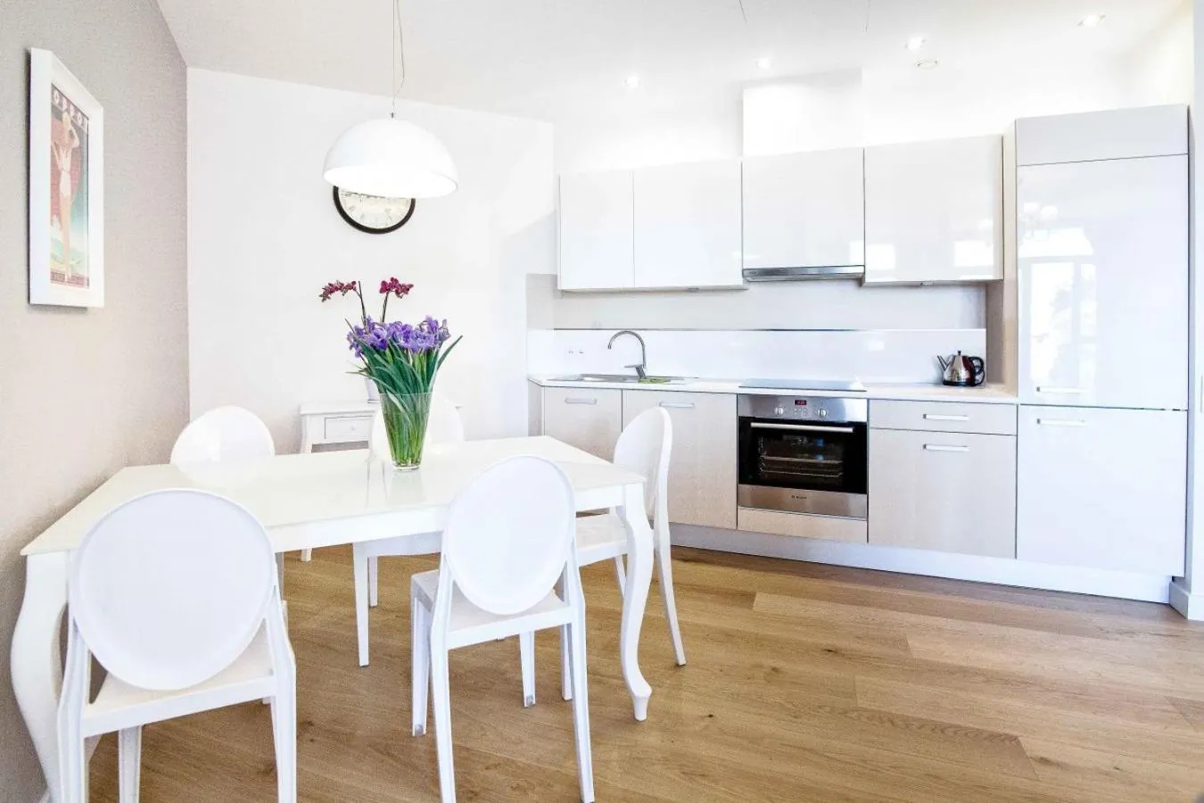 Kitchen or kitchenette in Dune Resort Mielno - A