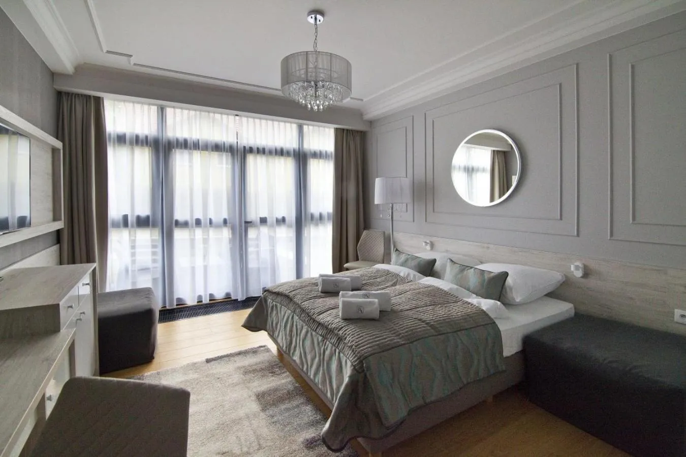 Bed in Dune Resort Mielno - A