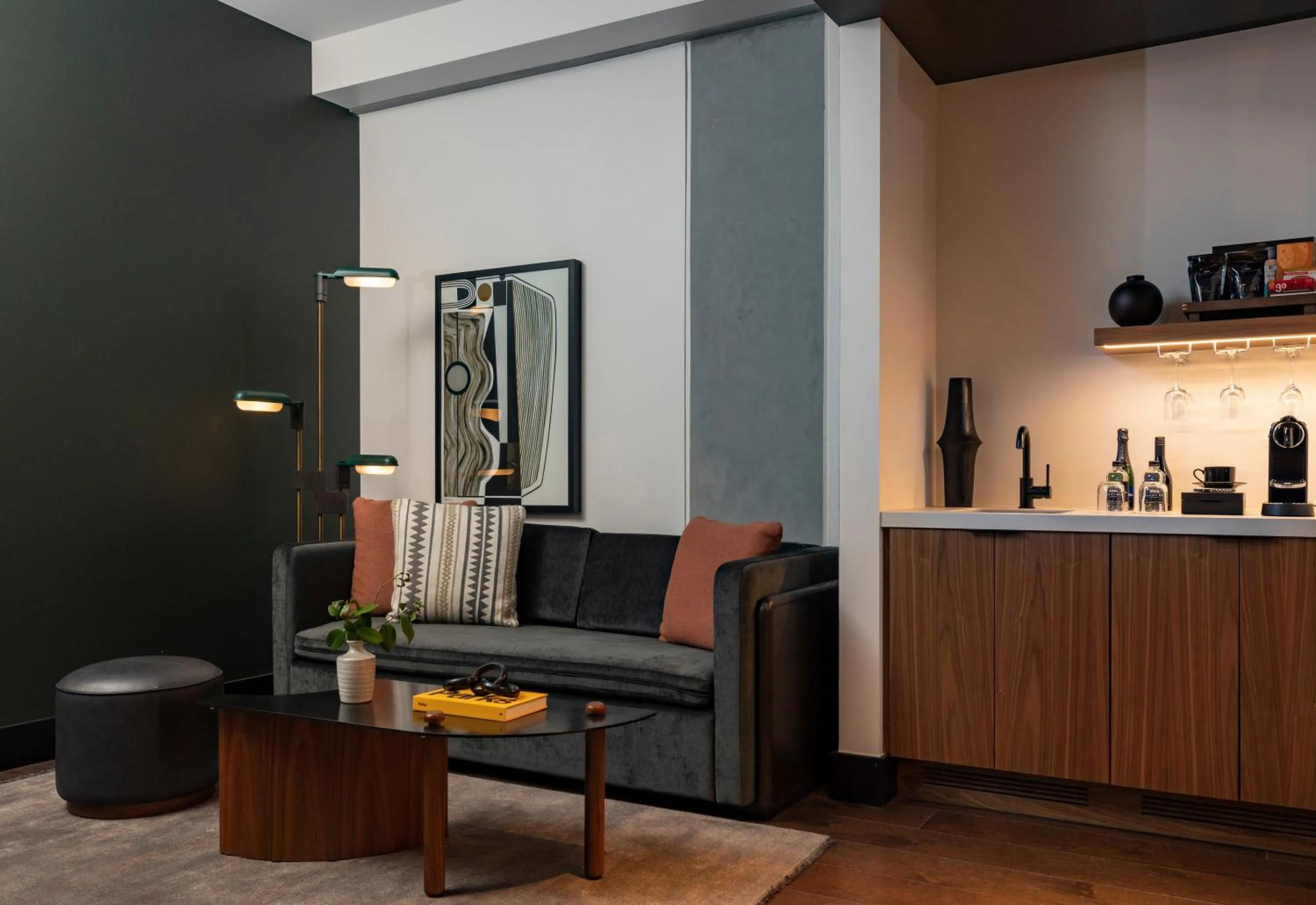 Living room in Thompson Denver, by Hyatt