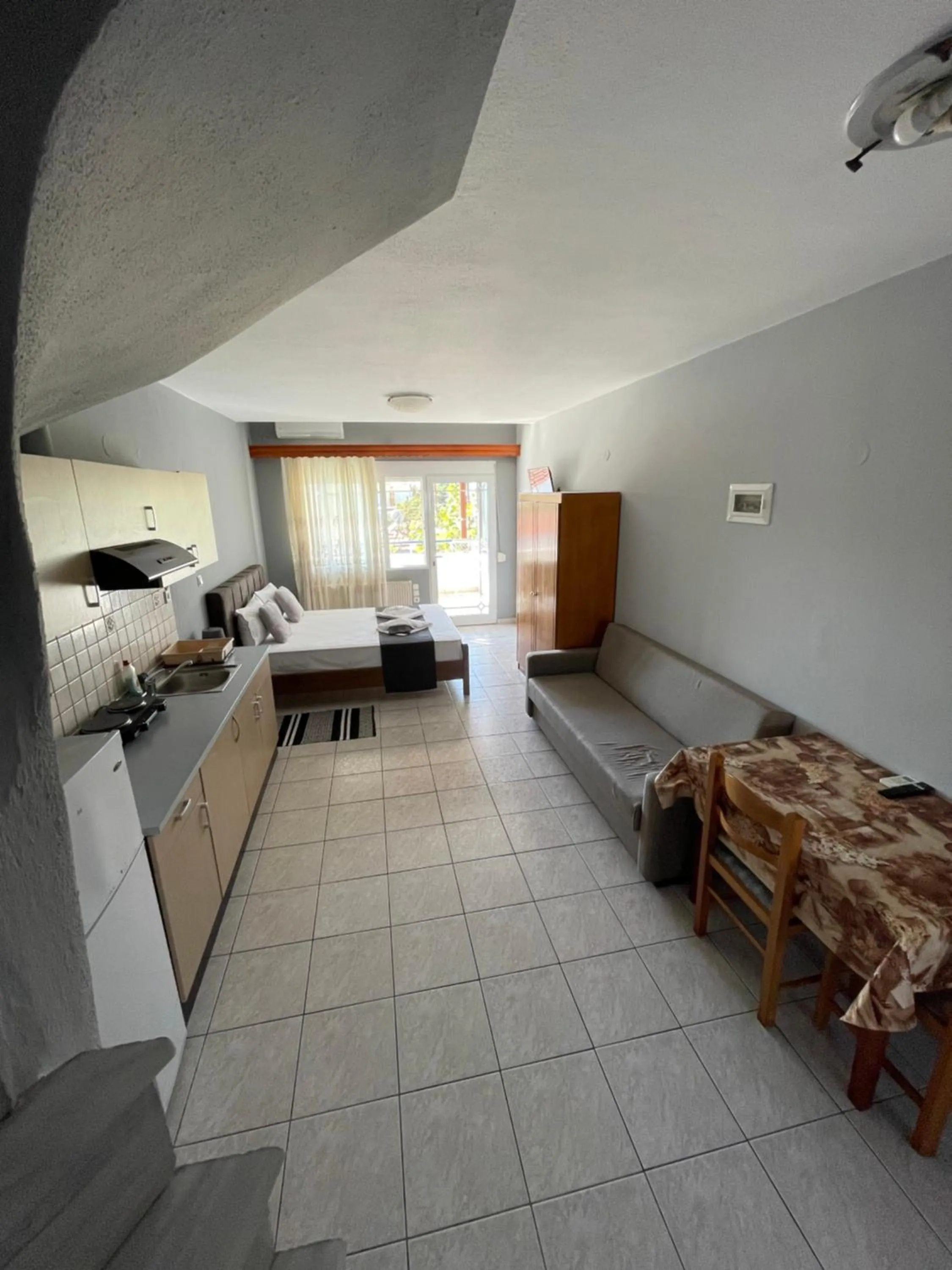 Bed in Artemis Hotel Apartments