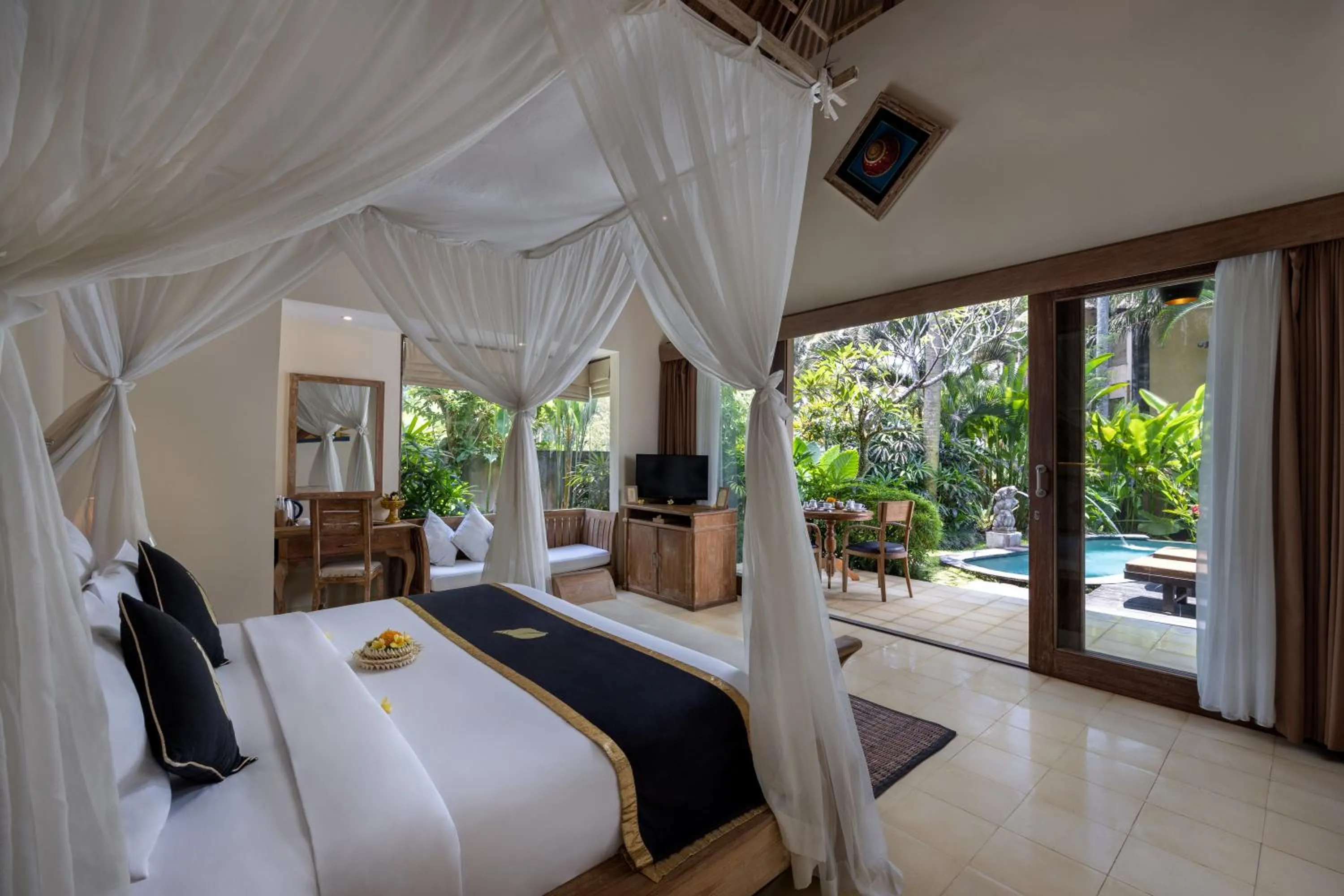 Bed in The Sankara Resort & Spa