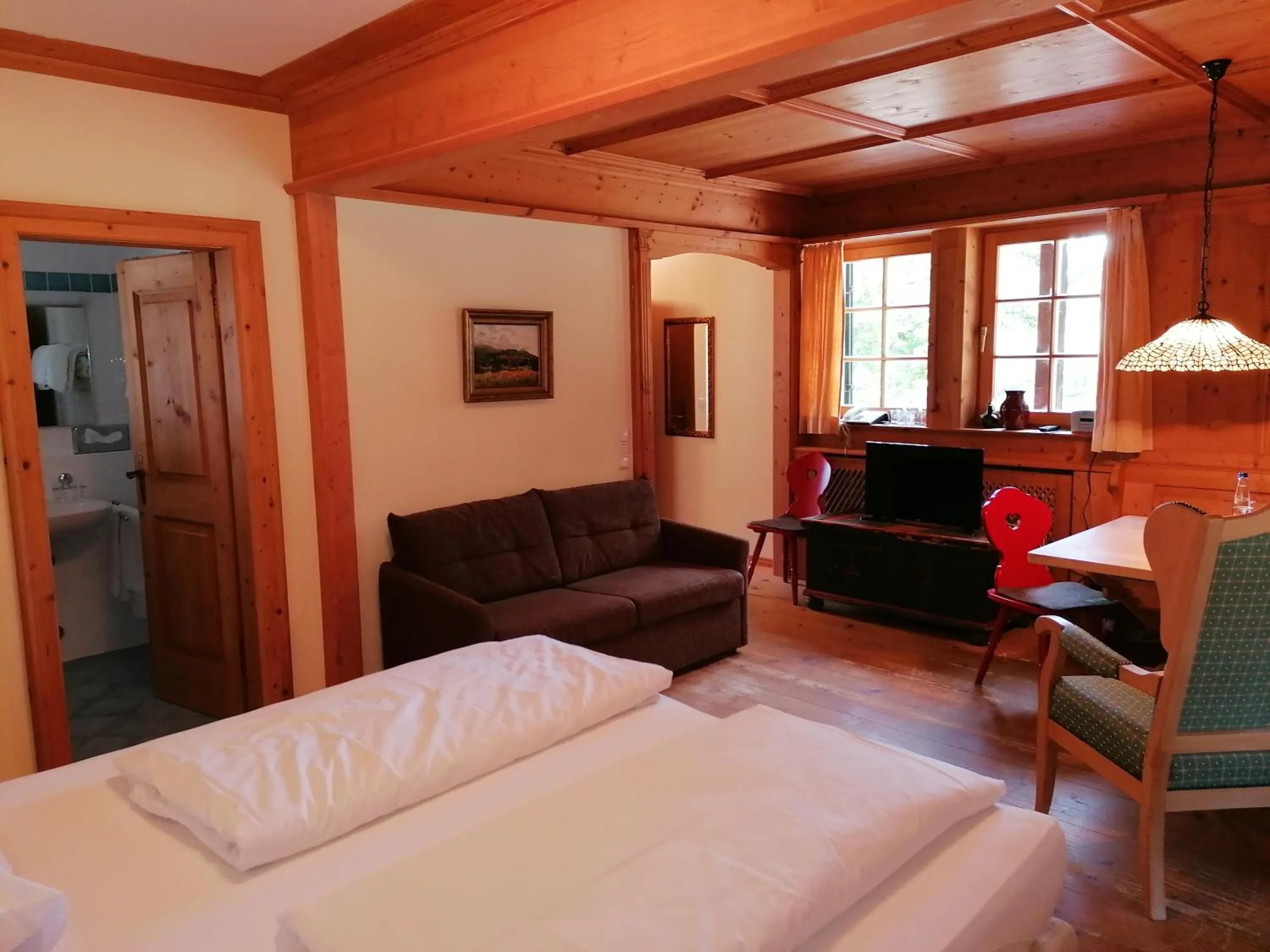 Photo of the whole room, Bed in Berghotel Sudelfeld