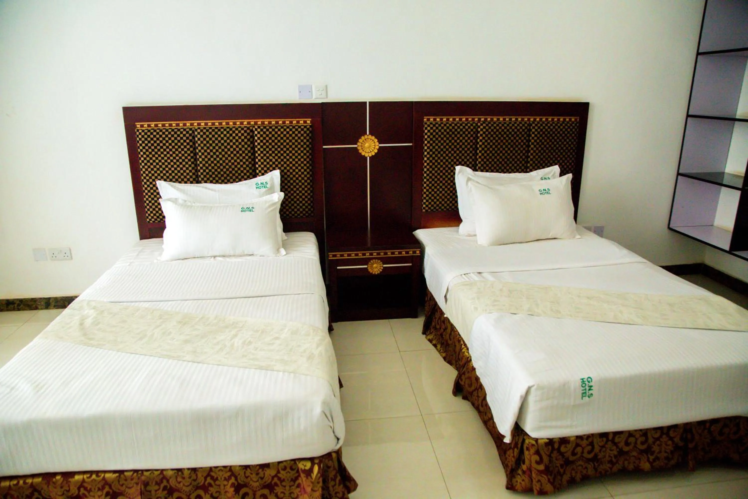 Bed in GNS Hotel Kampala