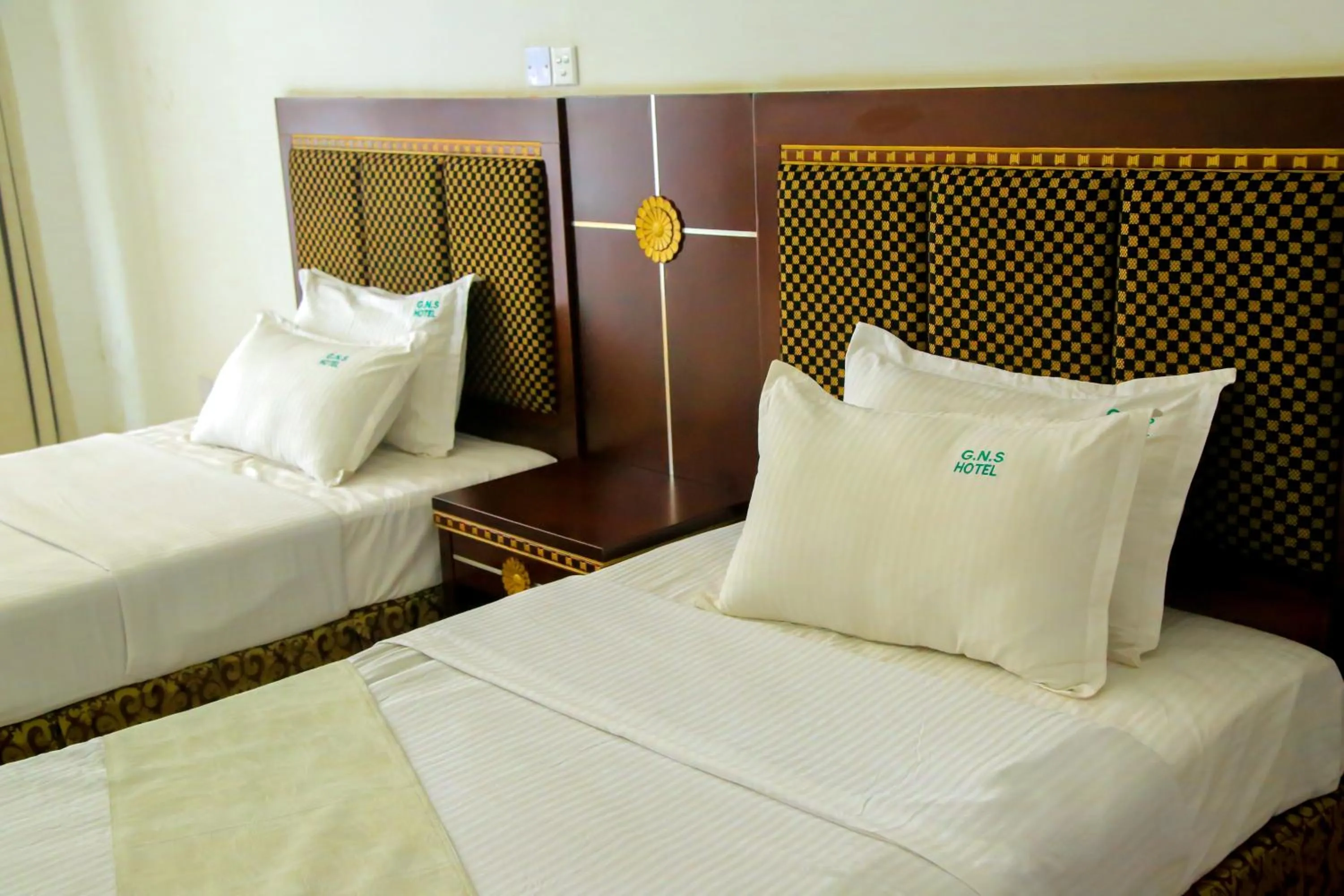 Bed in GNS Hotel Kampala