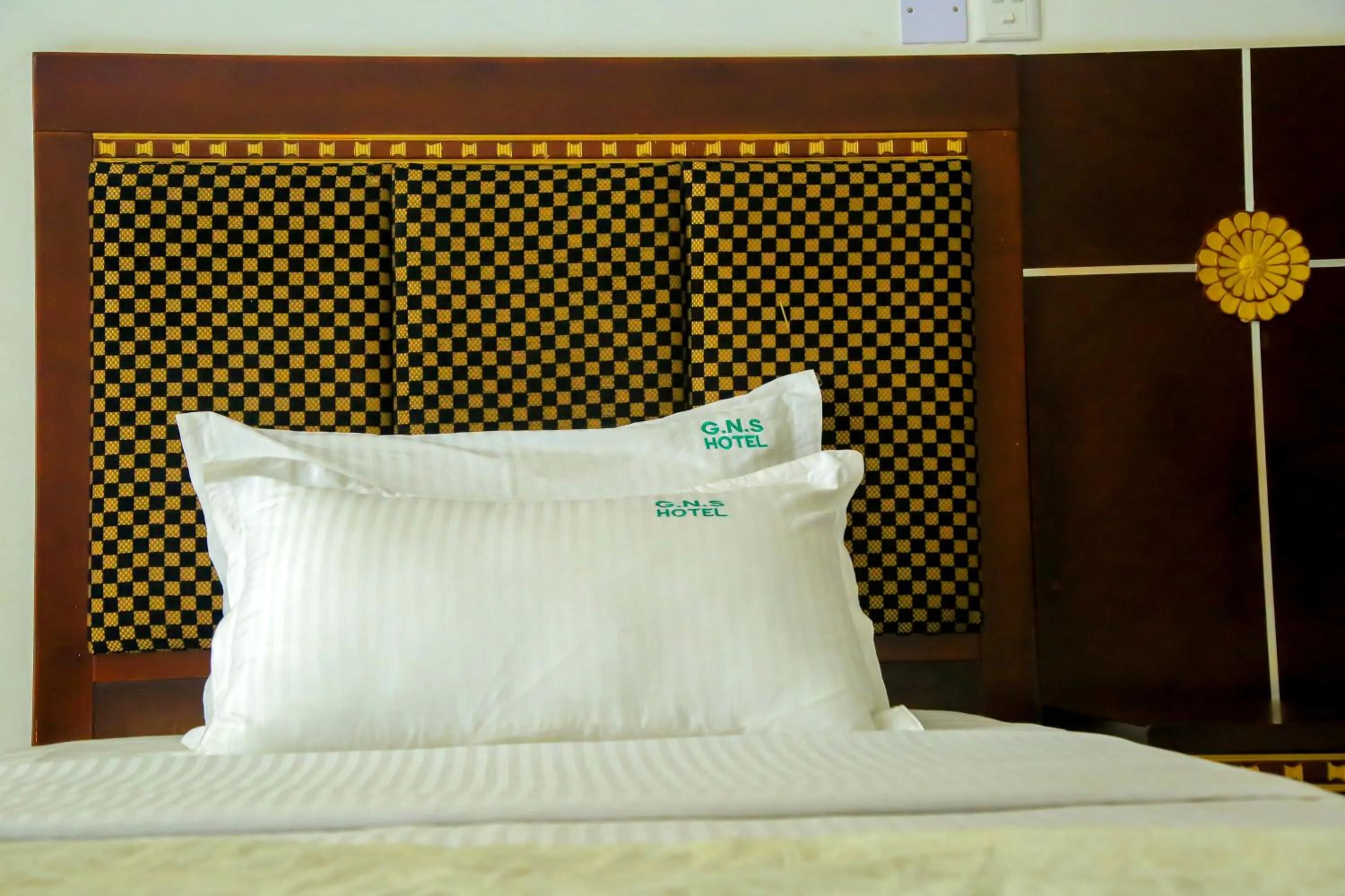 Bed in GNS Hotel Kampala