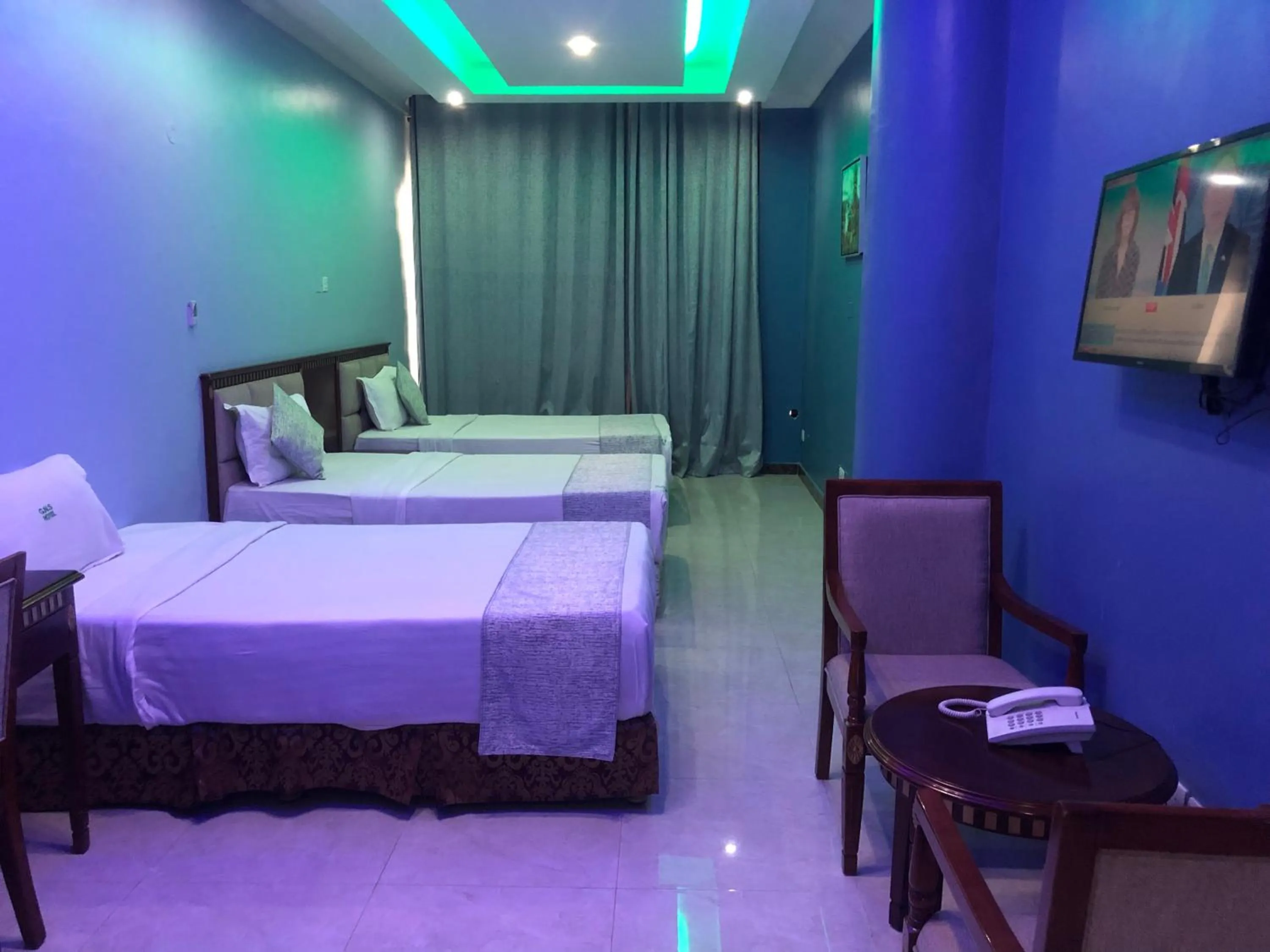 Bed in GNS Hotel Kampala