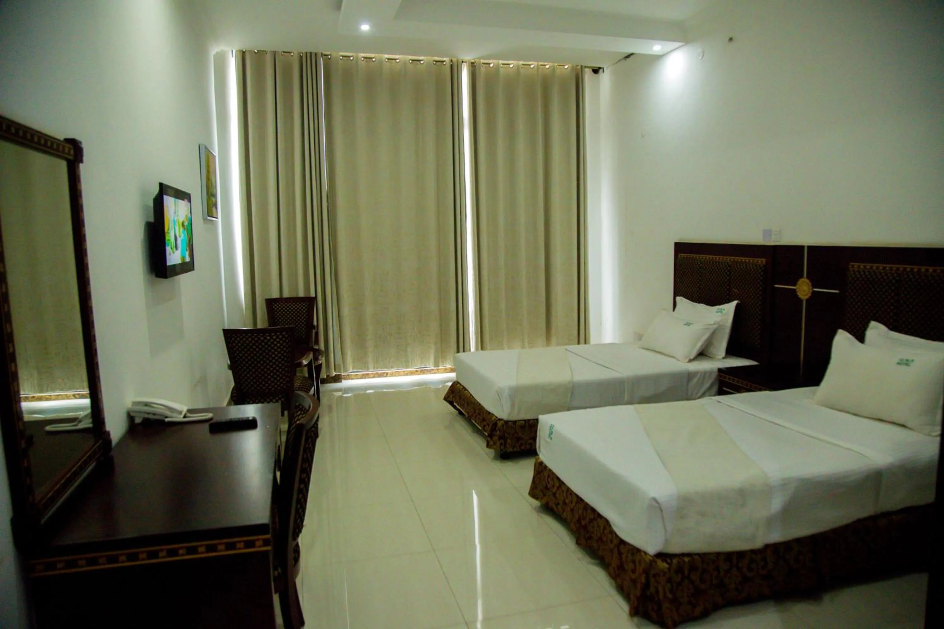 Bed in GNS Hotel Kampala