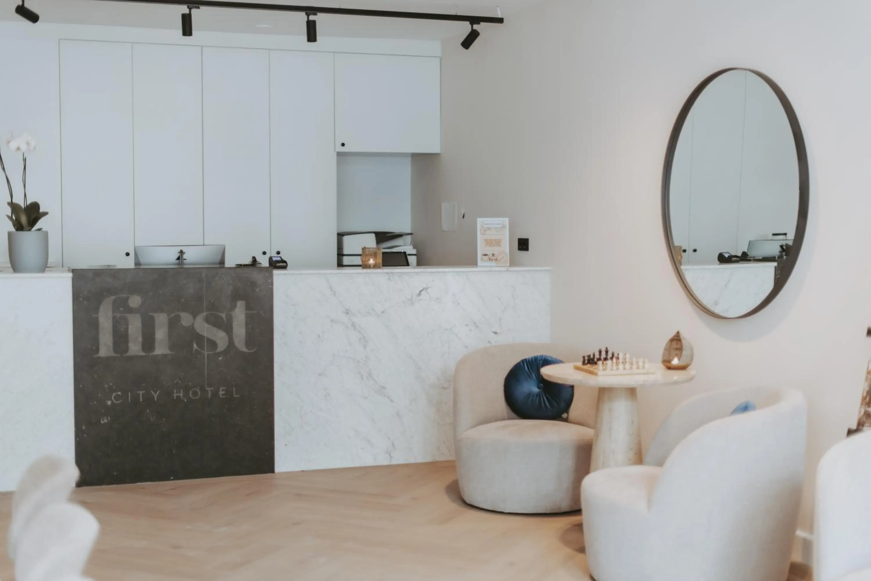 Lobby or reception in Boutique Hotel First City
