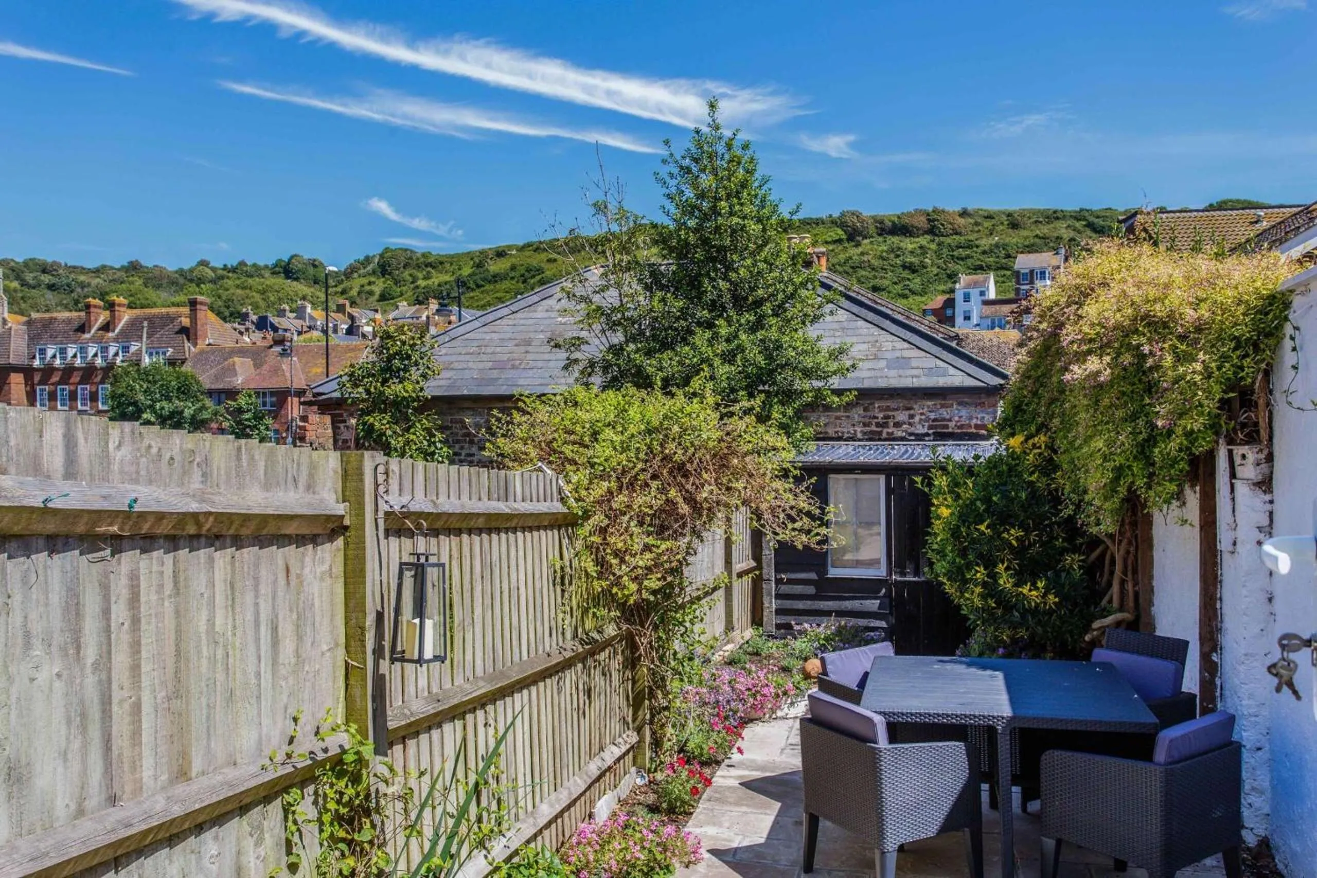 Patio in Modern living, Charming Old Town Cottage