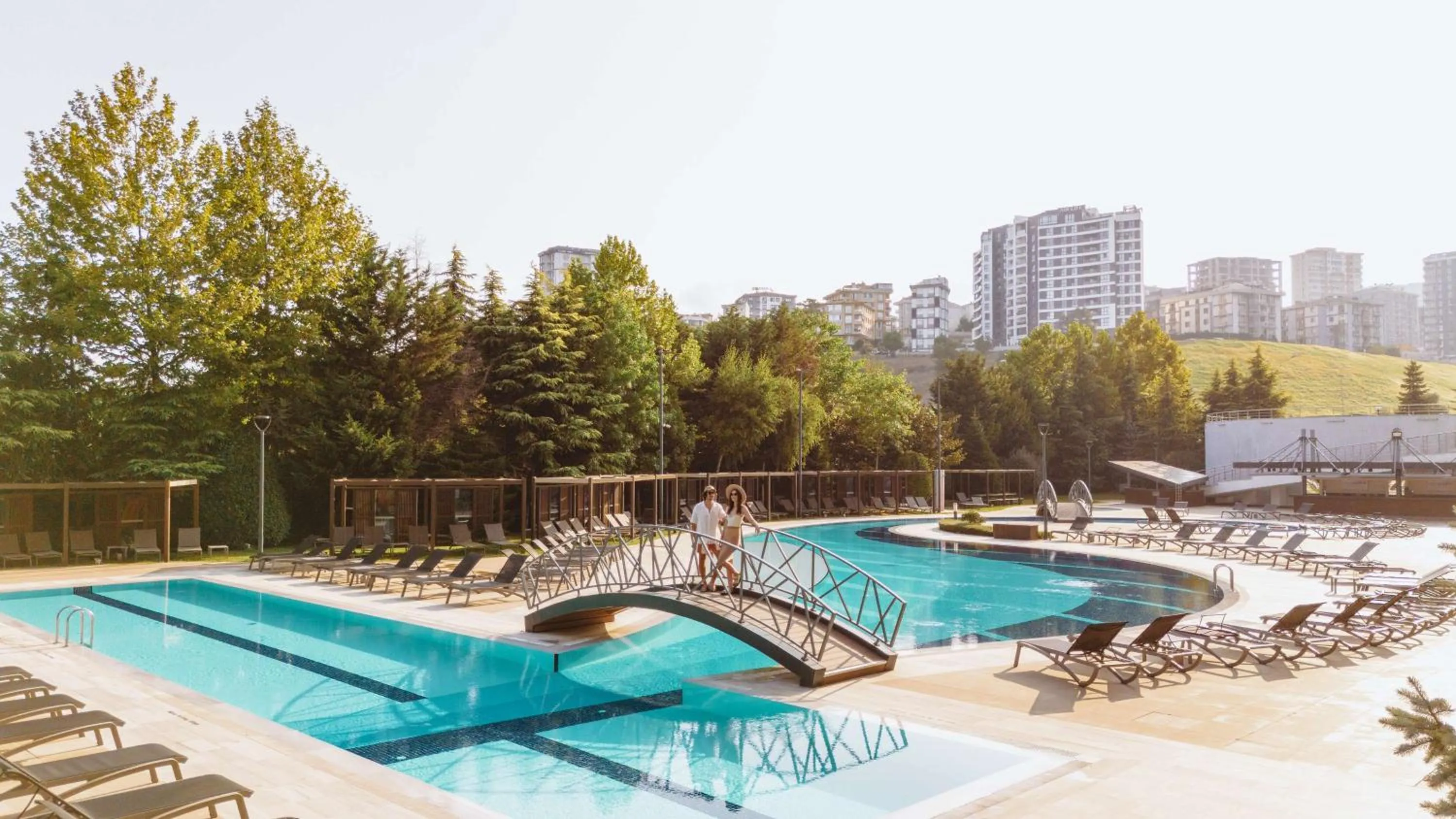 Pool view in Radisson Blu Hotel & Spa, Istanbul Tuzla