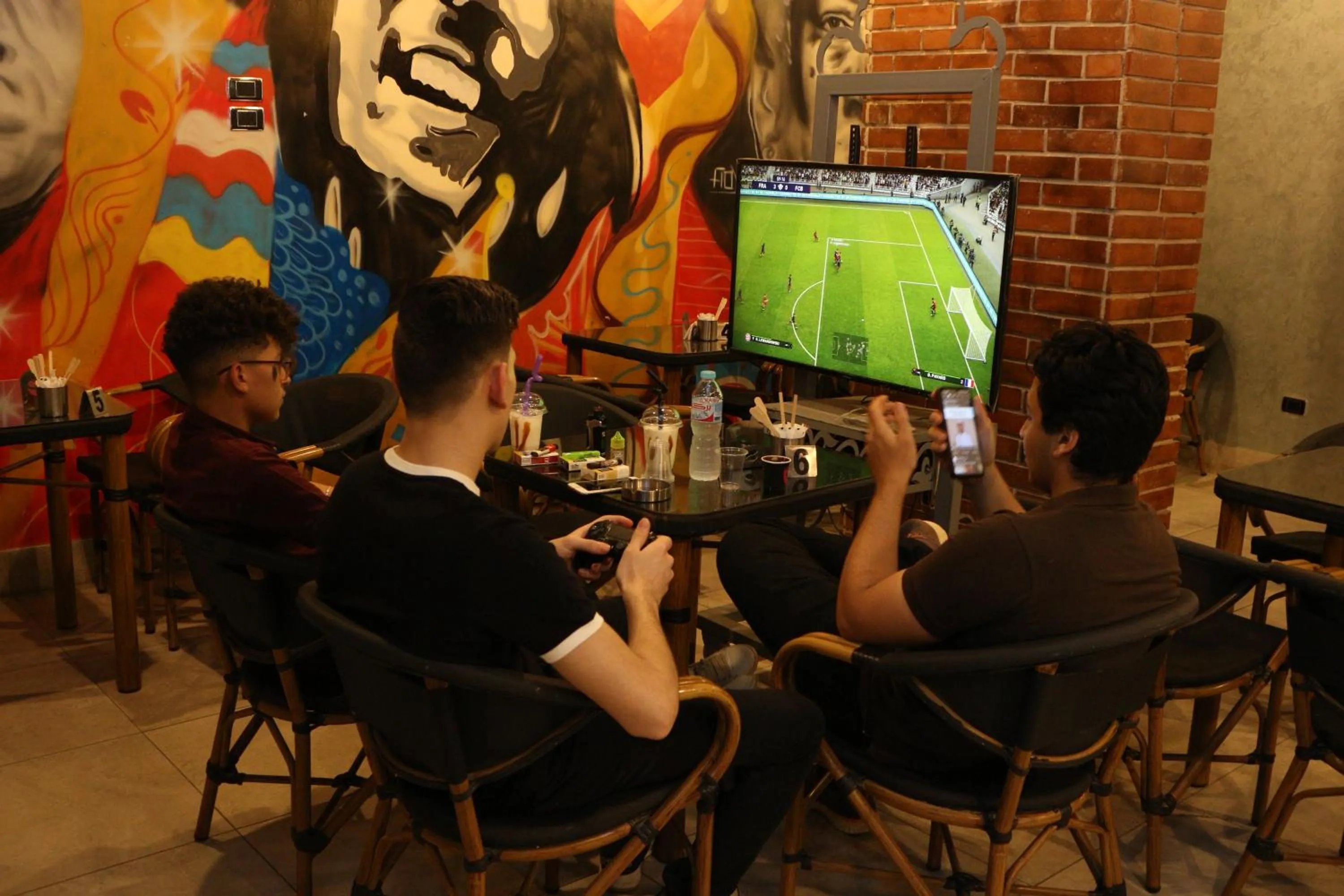 Communal lounge/ TV room in Royal hotel Tanta - فندق رويال طنطا