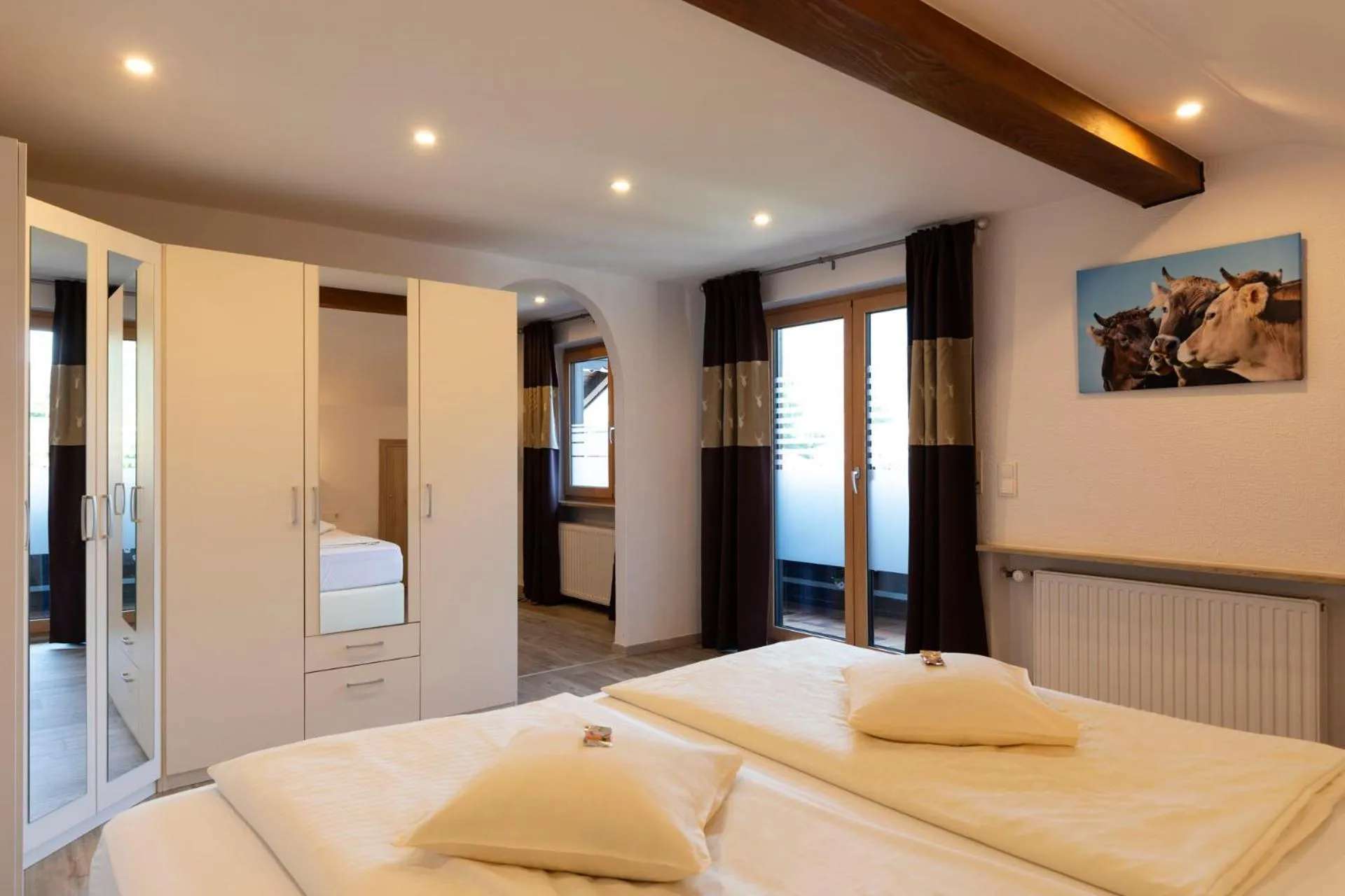 Bedroom, Bed in Hotel Bergidyll