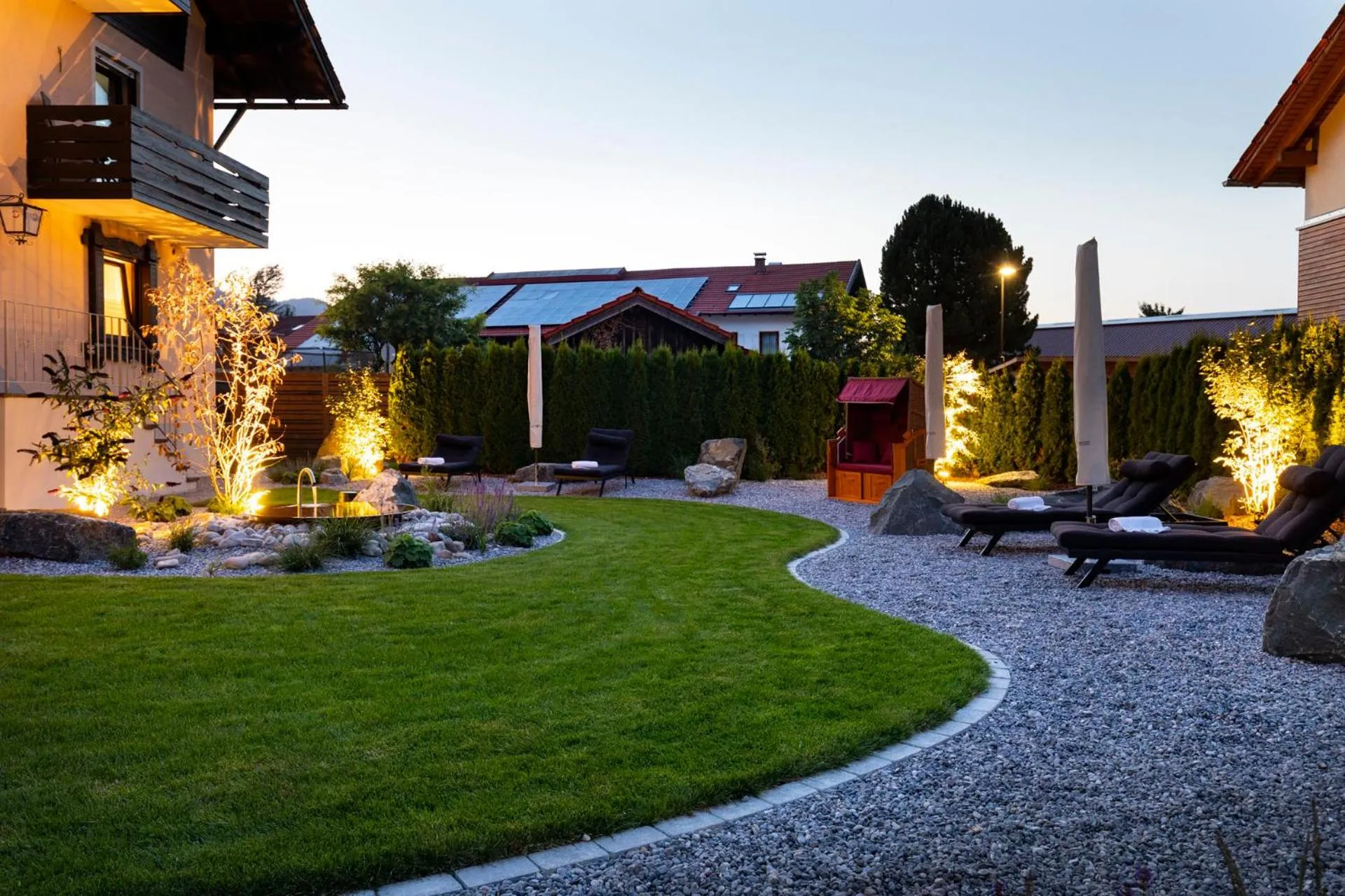 Garden in Hotel Bergidyll