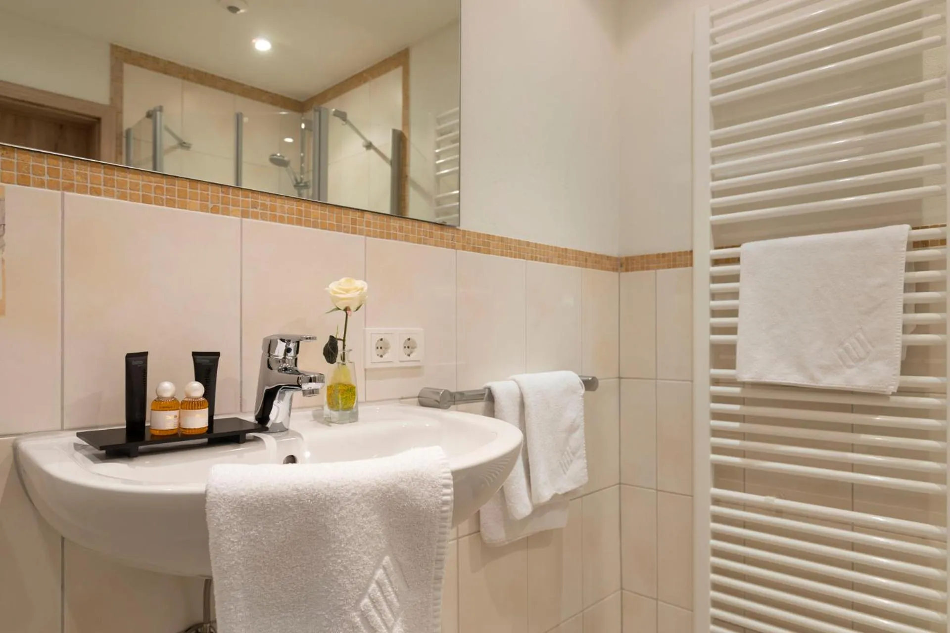 Bathroom in Hotel Bergidyll