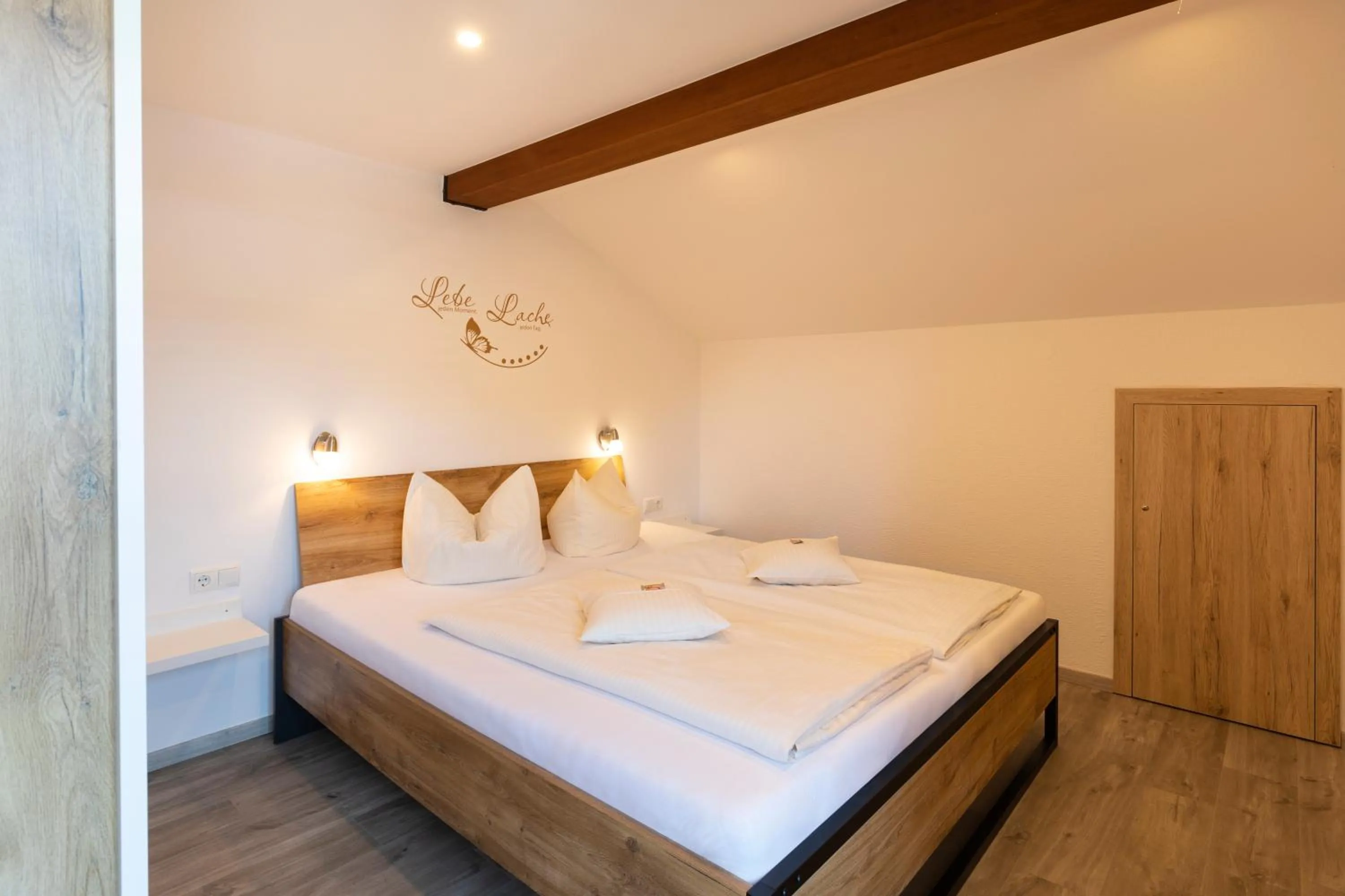 Bed in Hotel Bergidyll