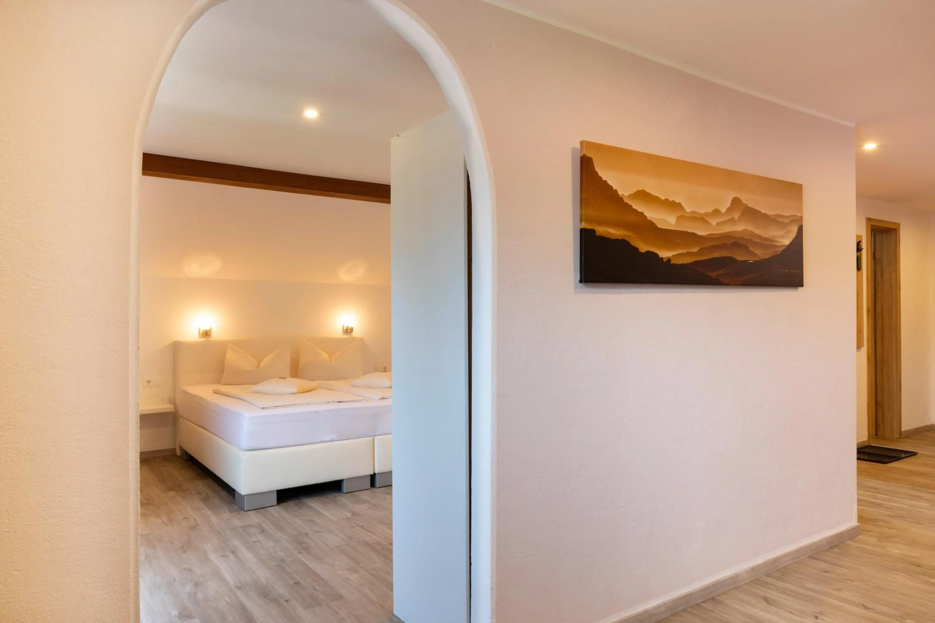 Bedroom, Bed in Hotel Bergidyll