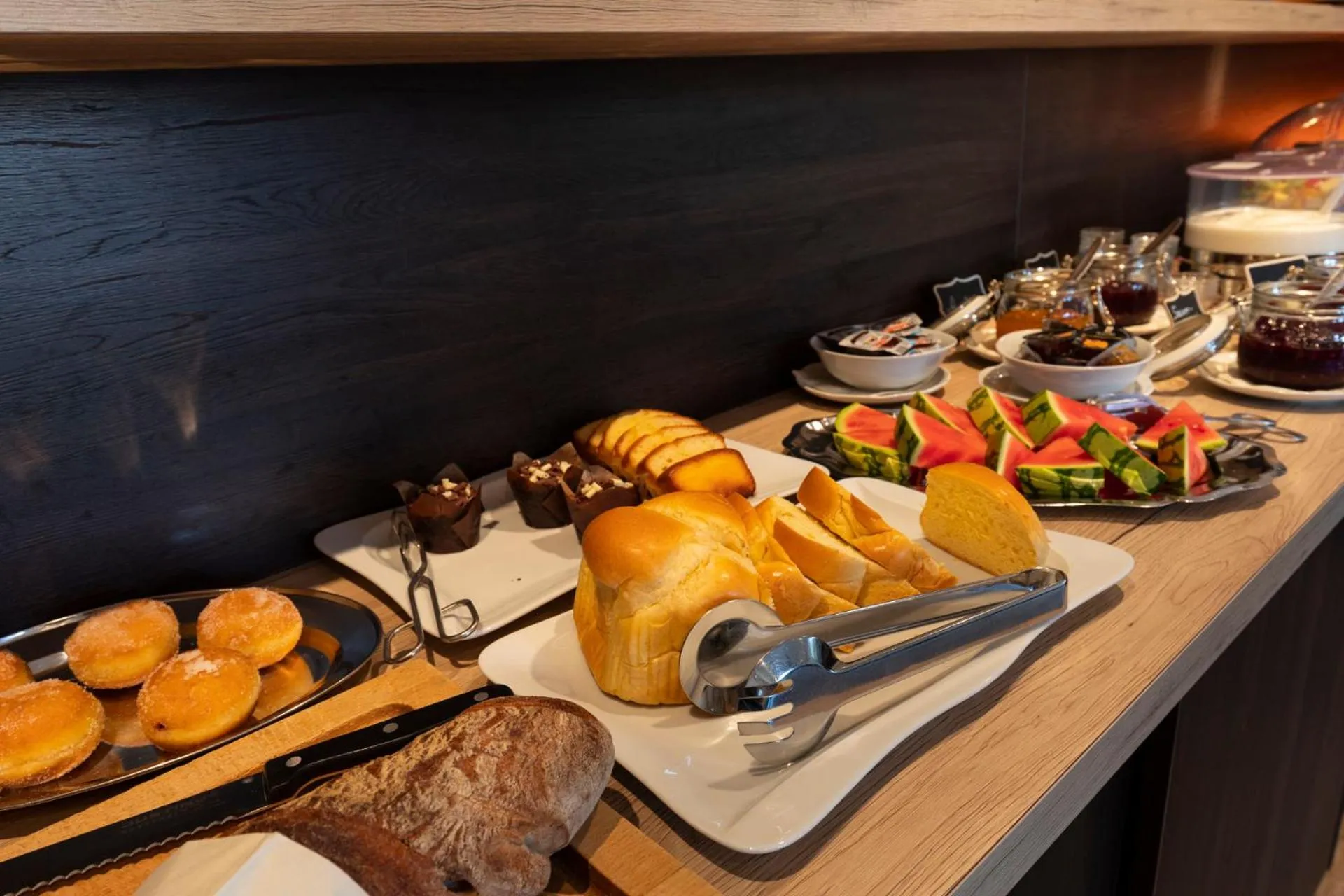 Buffet breakfast in Hotel Bergidyll