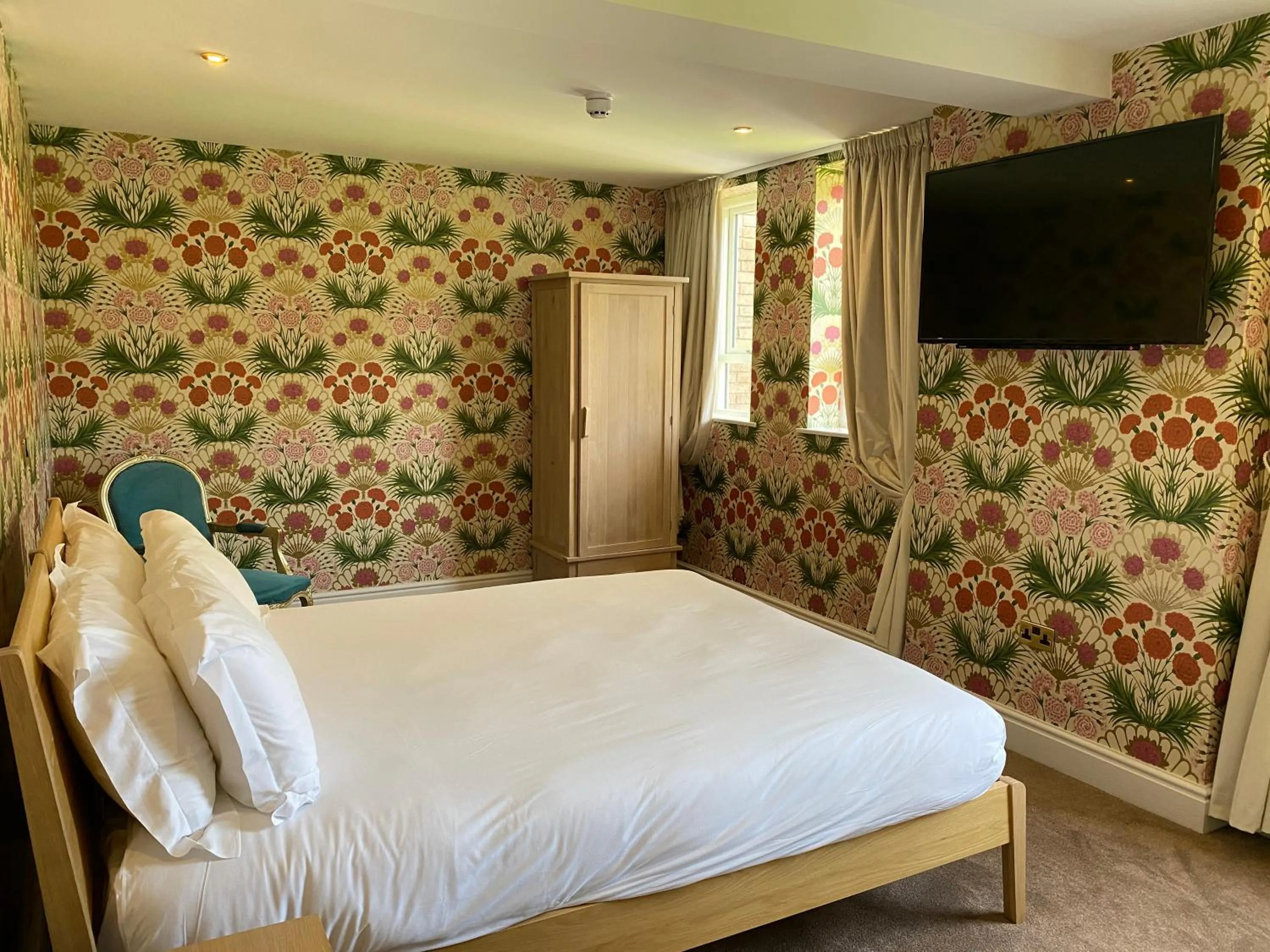 Bedroom, Bed in RainHill Hall Hotel