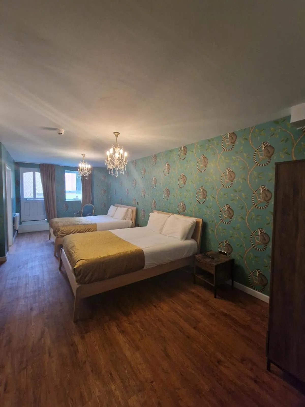 Bed in RainHill Hall Hotel