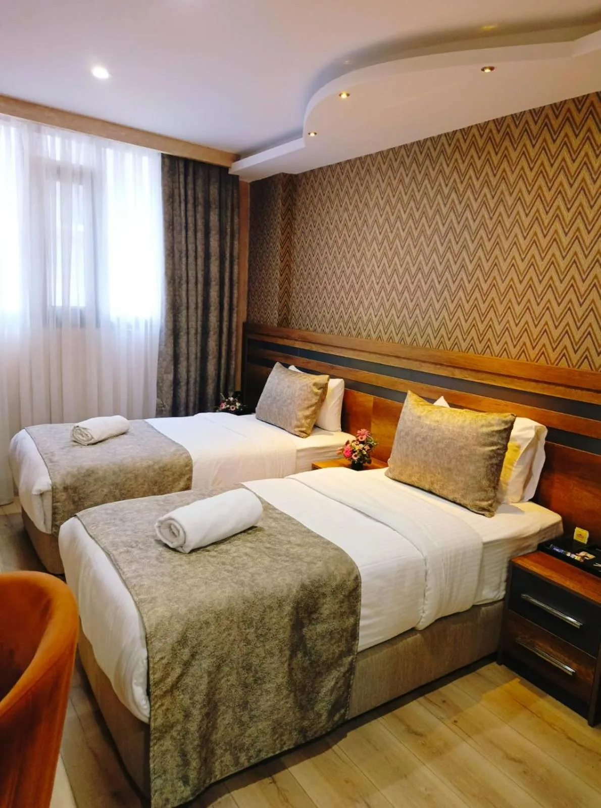 Bed in Vizyon Park Otel