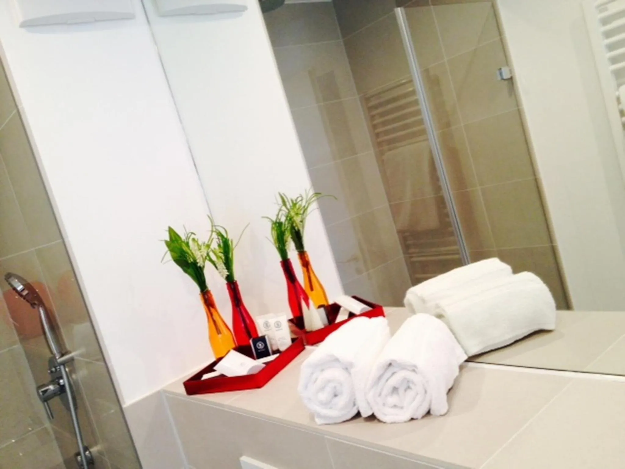 Bathroom, Bed in Dock1