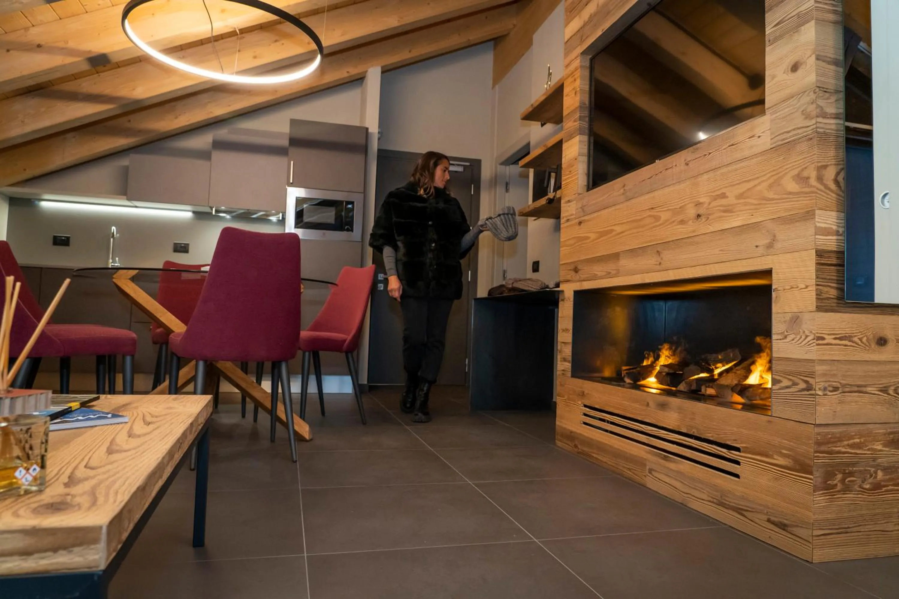 Living room in Nira Mountain Resort Futura