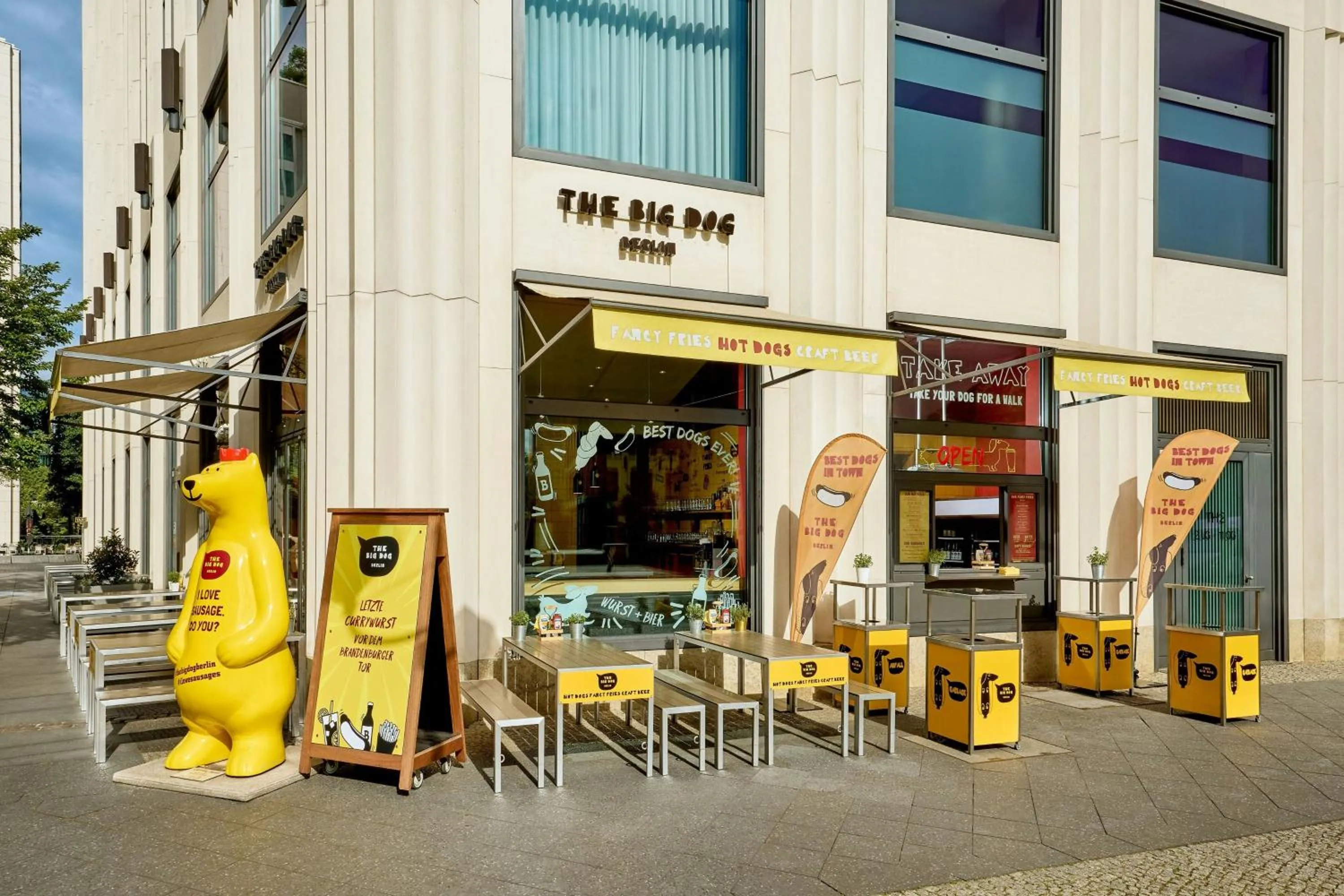 Restaurant/places to eat in Berlin Marriott Hotel