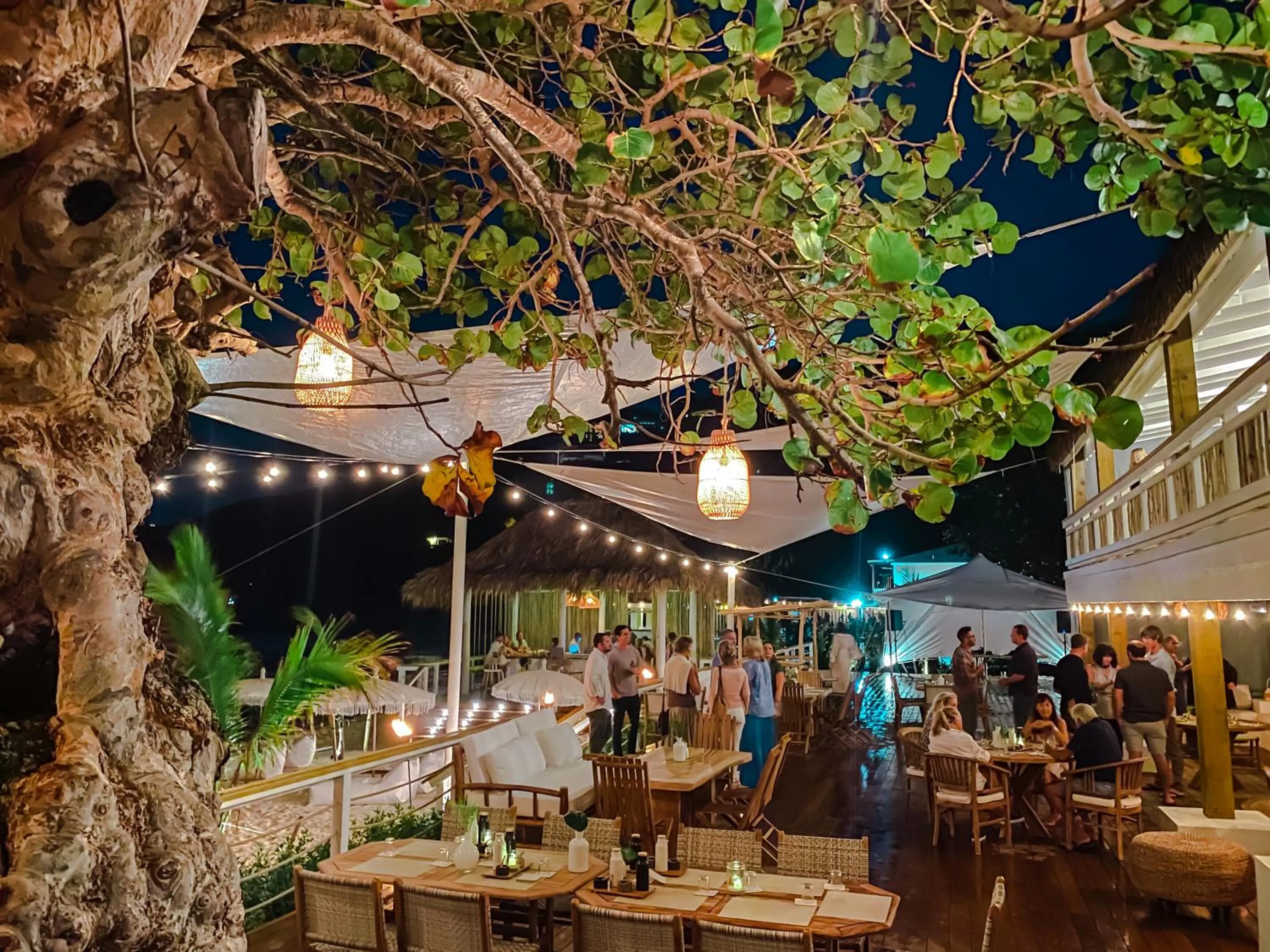 People in Long Bay Beach Resort