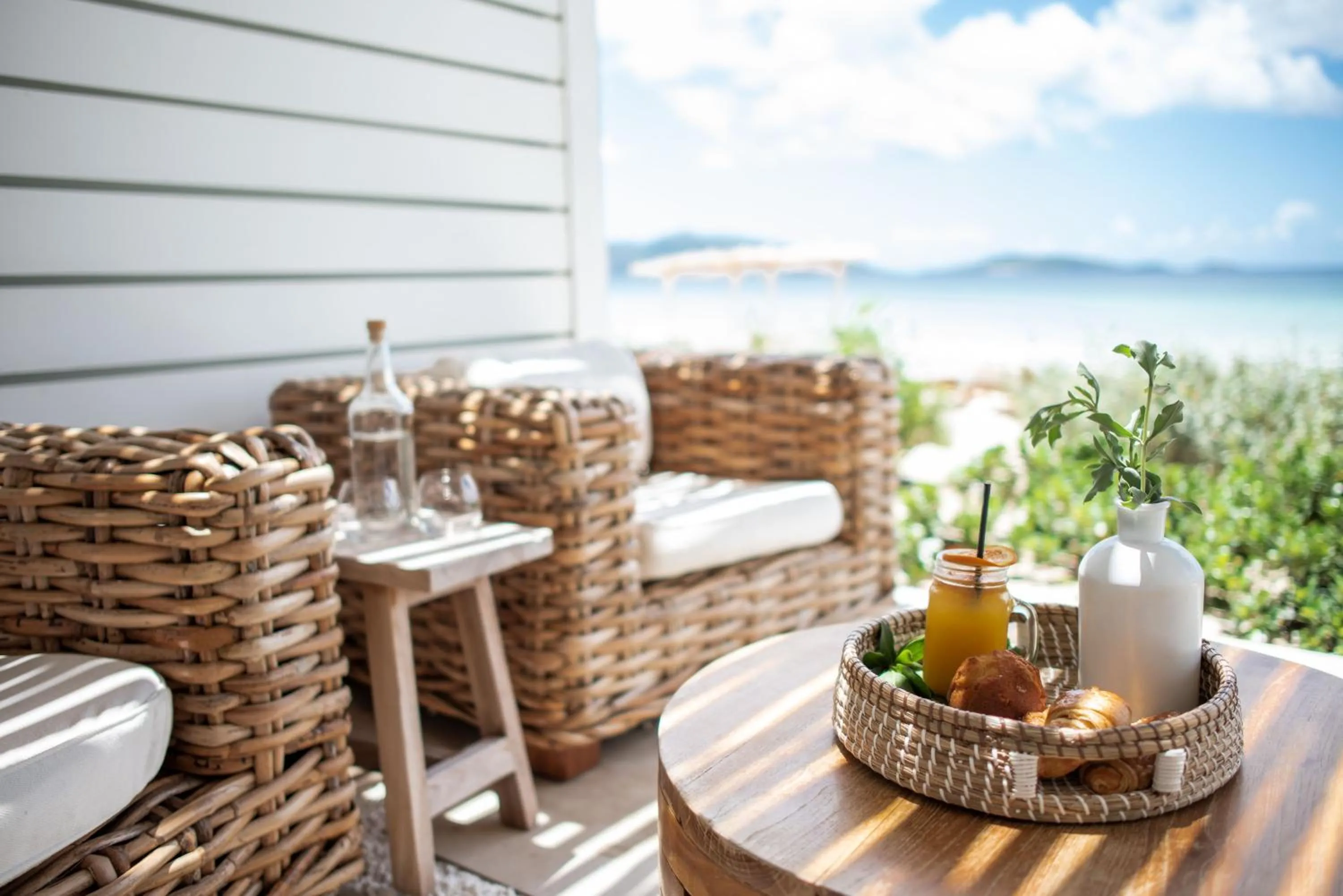 Patio in Long Bay Beach Resort