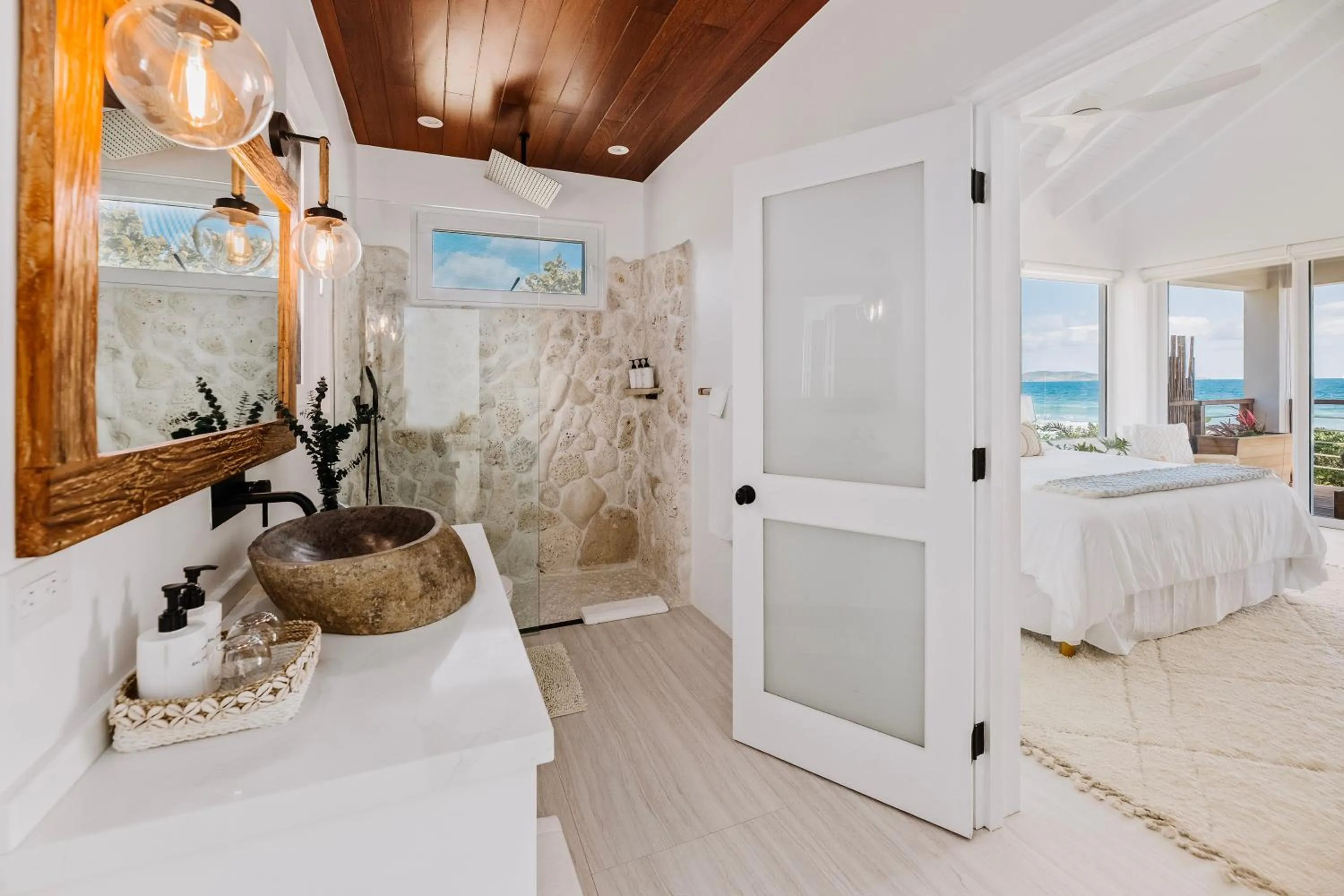 Shower in Long Bay Beach Resort