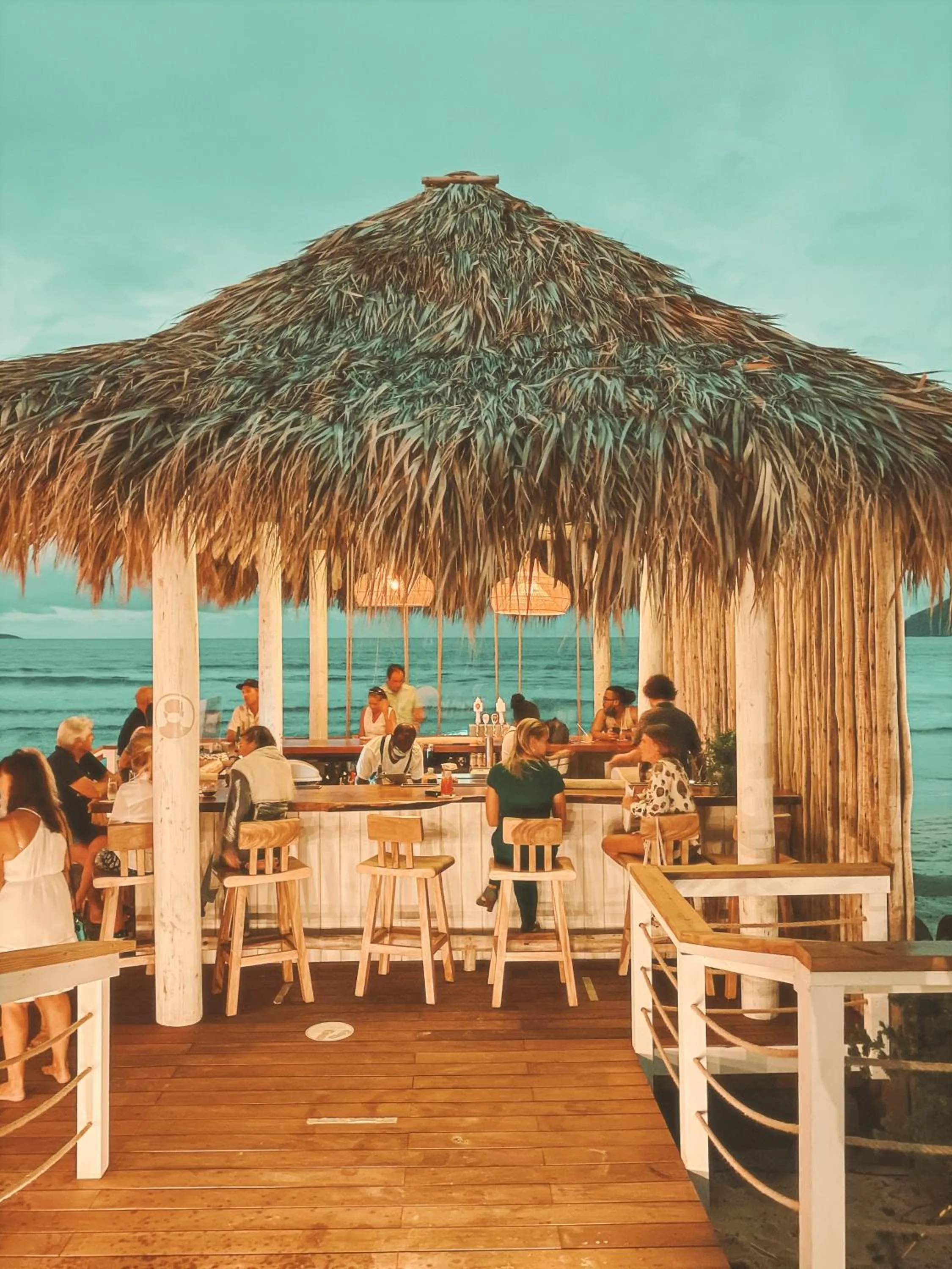 Patio in Long Bay Beach Resort