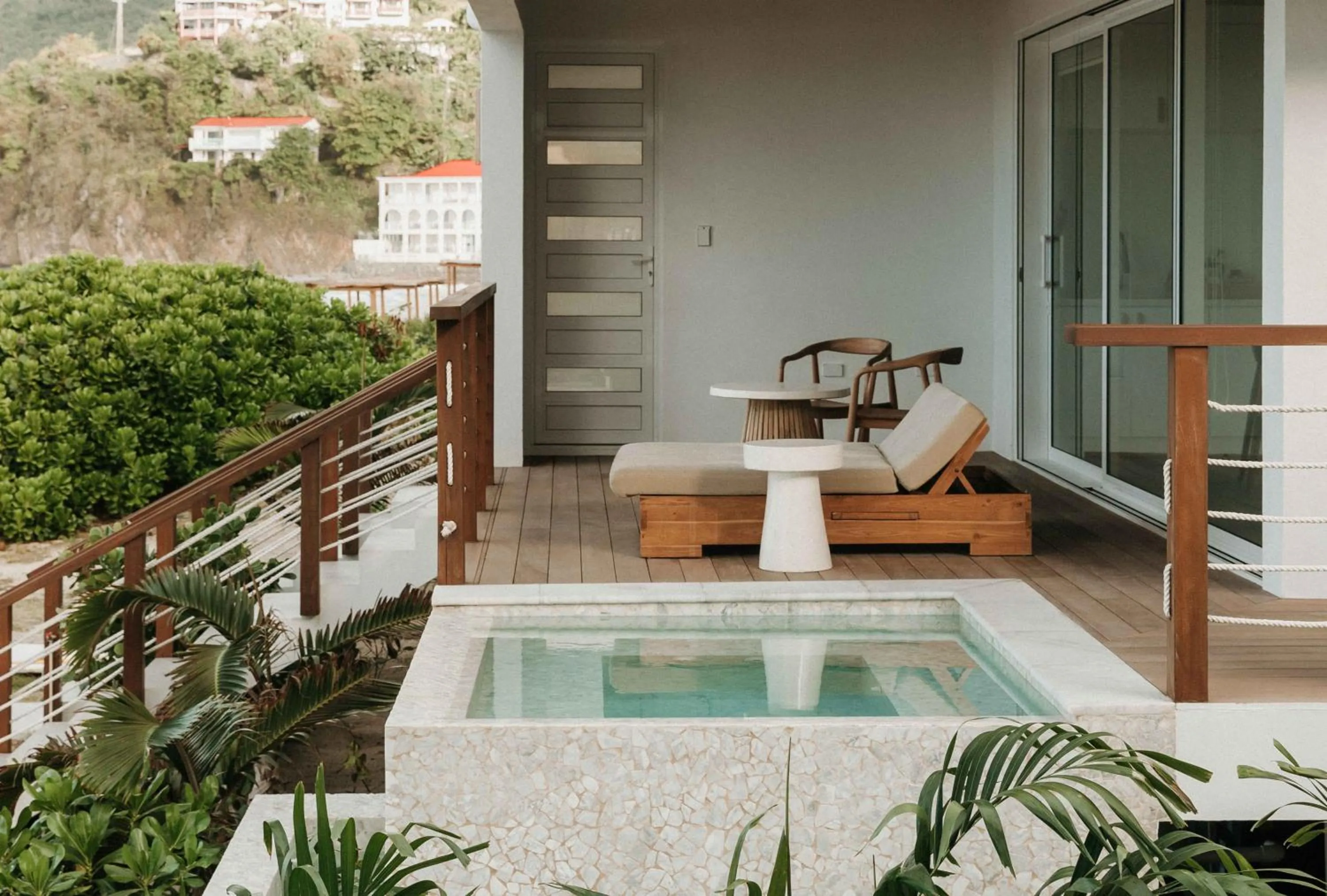 Patio in Long Bay Beach Resort