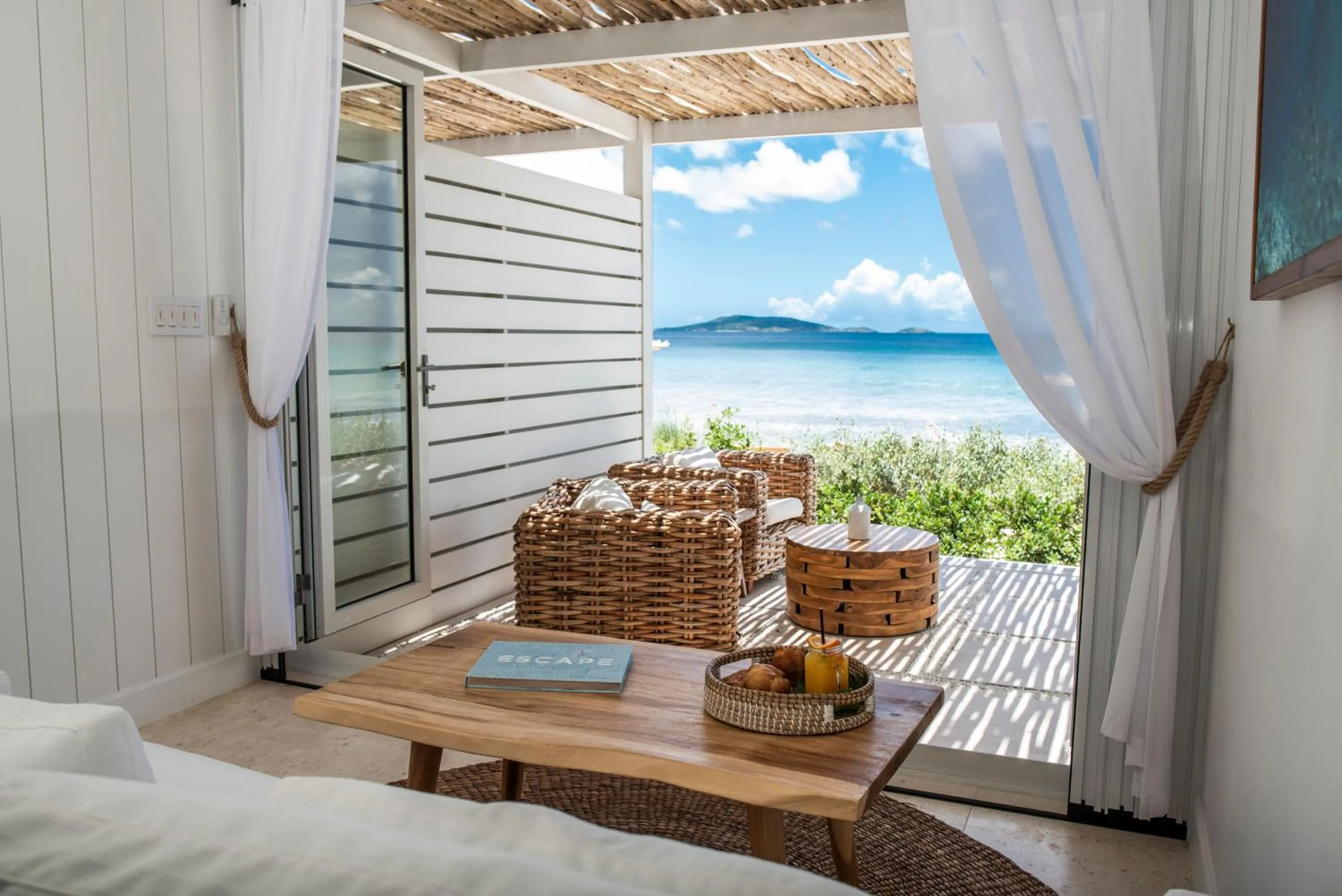 Patio in Long Bay Beach Resort