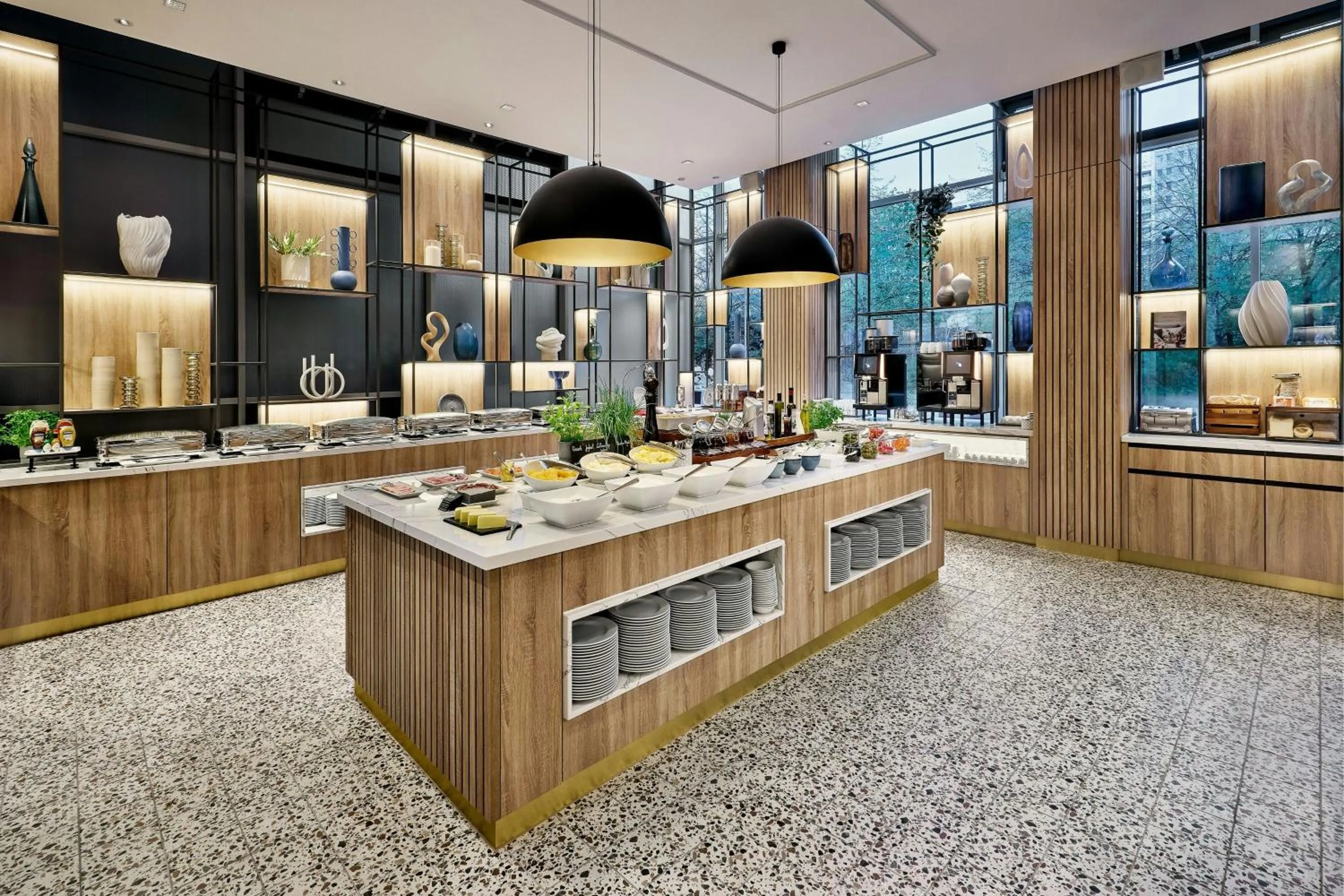 Breakfast in Courtyard by Marriott Berlin City Center