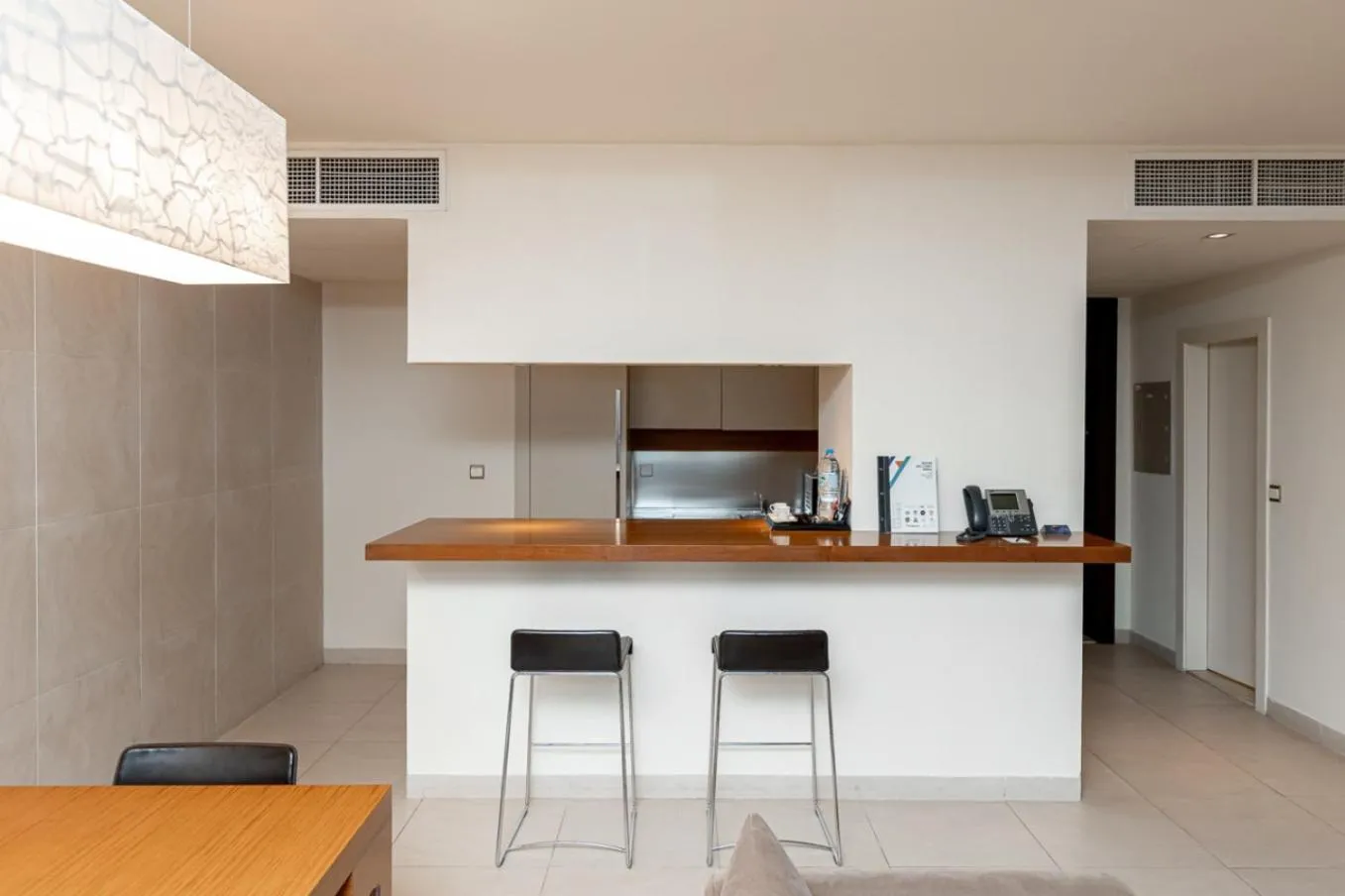 Dining area in Radisson Blu Residence, Dubai Marina