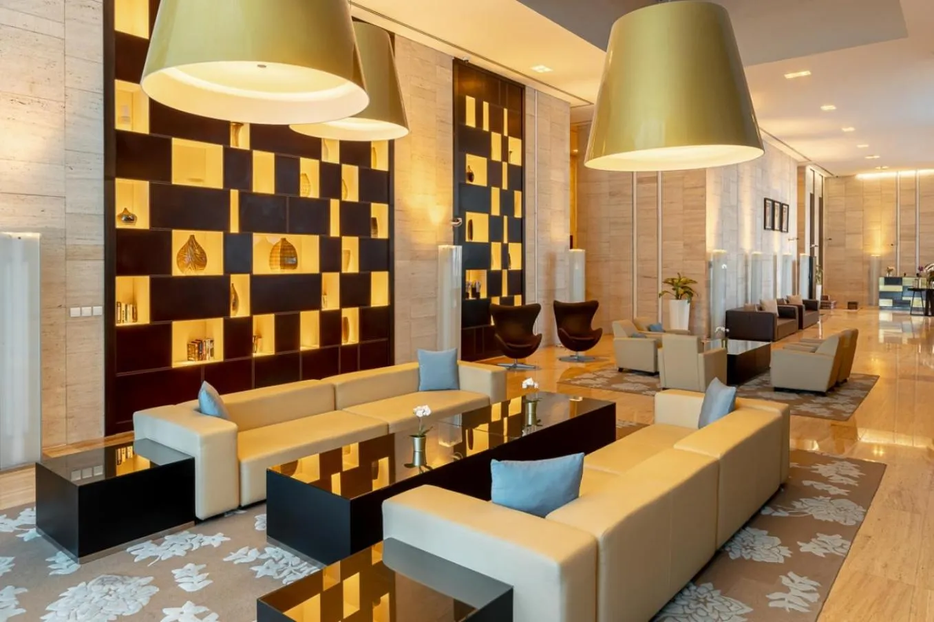 Lobby or reception in Radisson Blu Residence, Dubai Marina