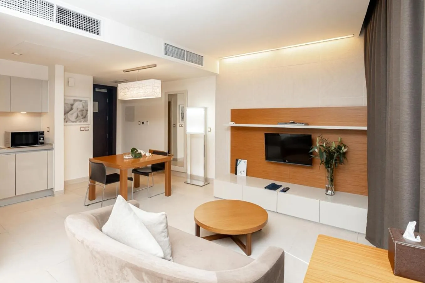 Living room in Radisson Blu Residence, Dubai Marina