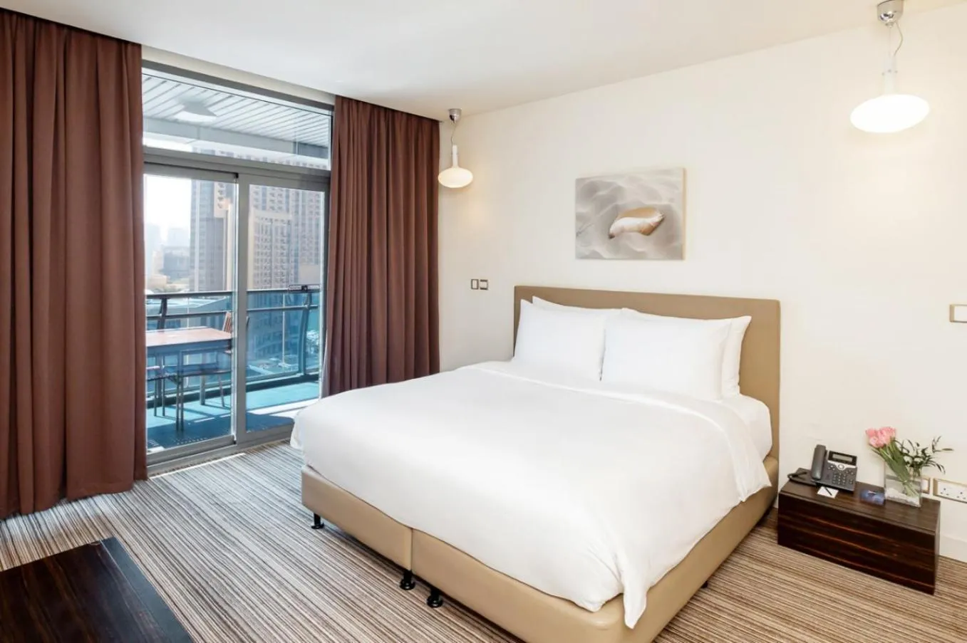 Bed in Radisson Blu Residence, Dubai Marina