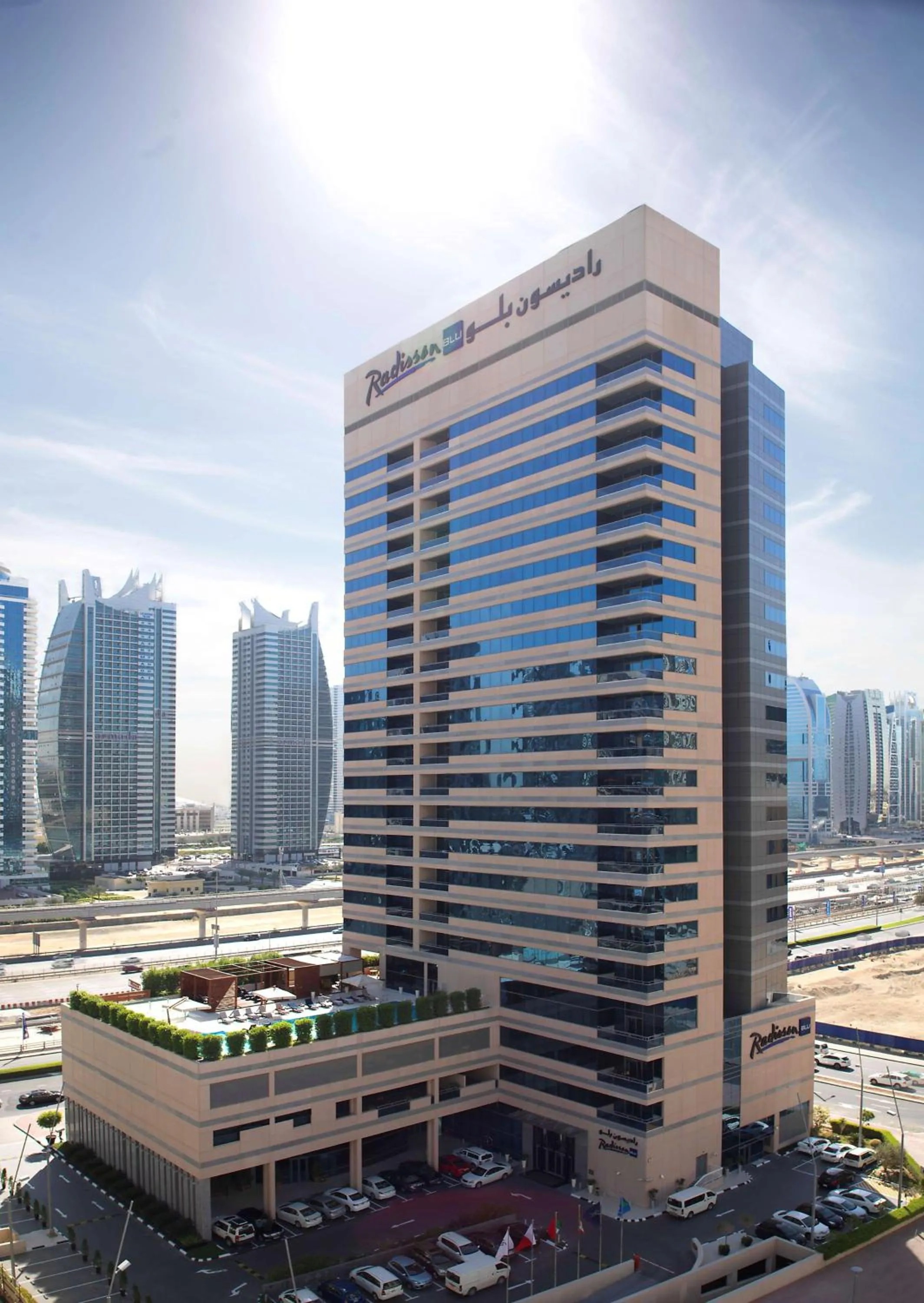 Property building in Radisson Blu Residence, Dubai Marina