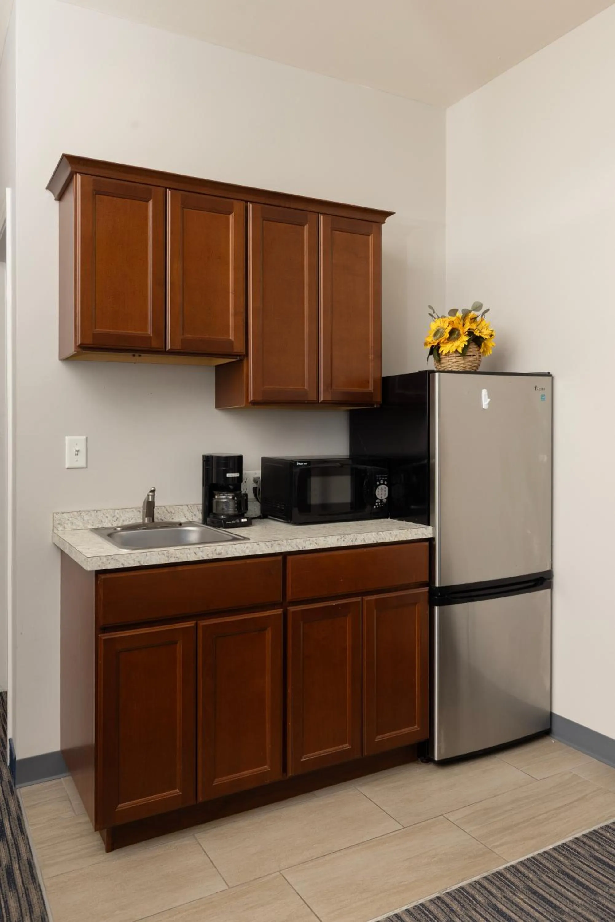 Kitchen or kitchenette in Brinton Suites