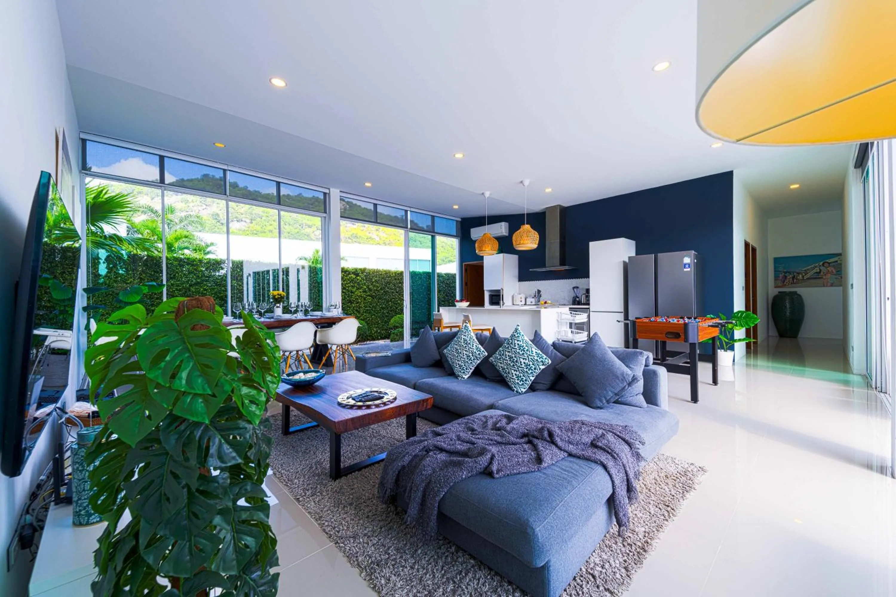 Living room in Harmony Villa 5 Bedroom Modern Pool Villa - KH-A7