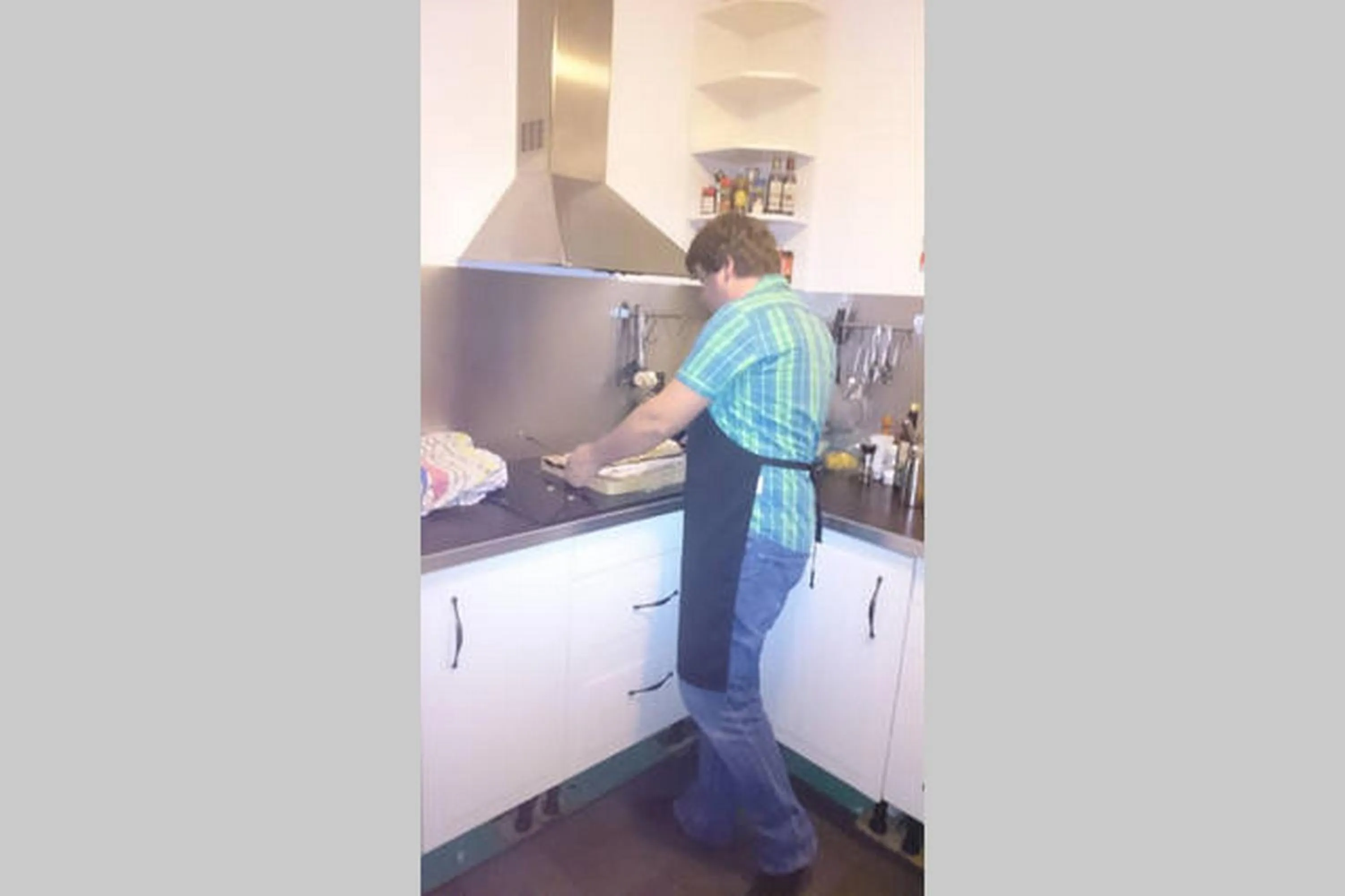 Kitchen or kitchenette in Haus Susanne