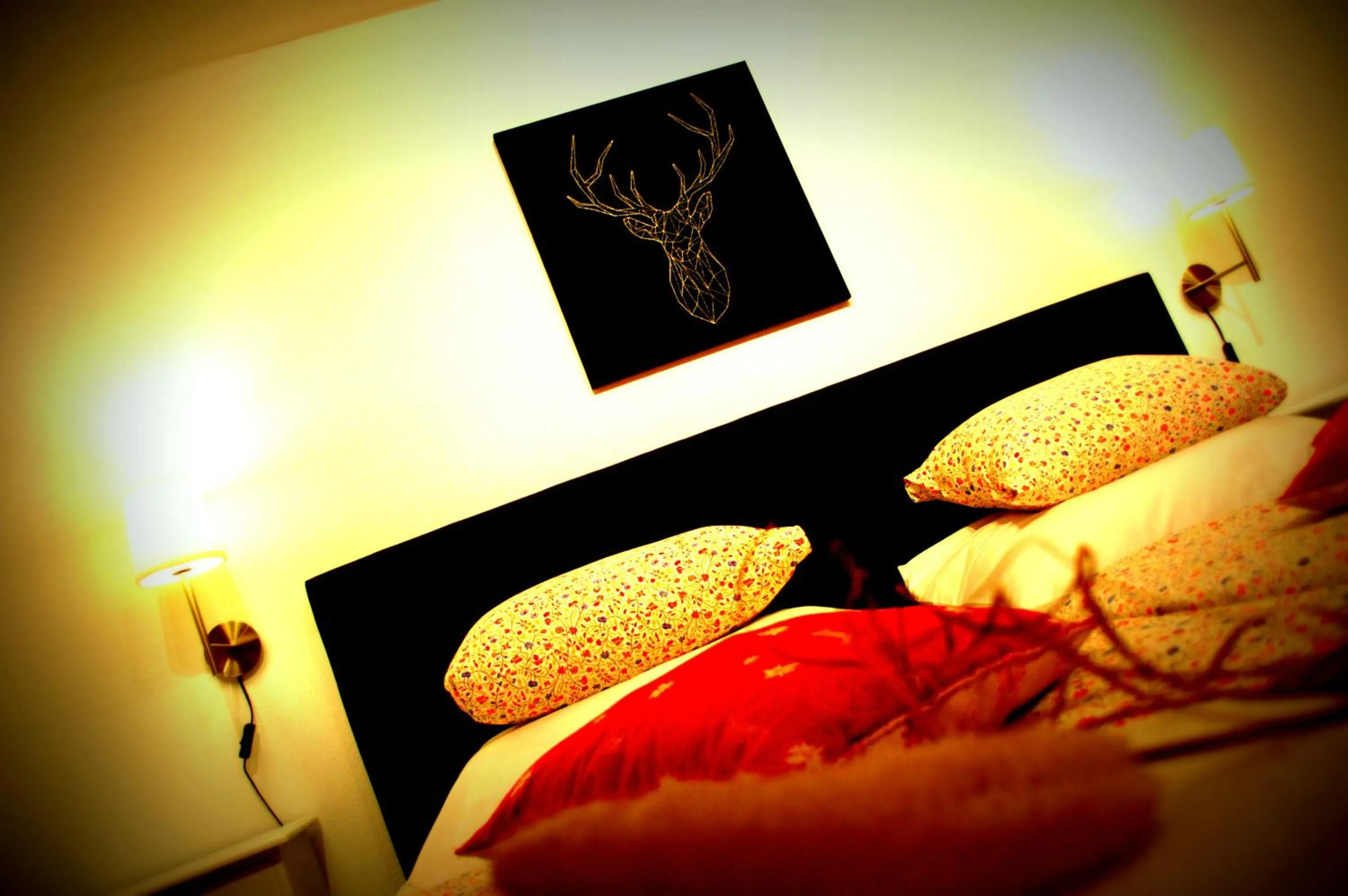 Decorative detail, Bed in Haus Susanne