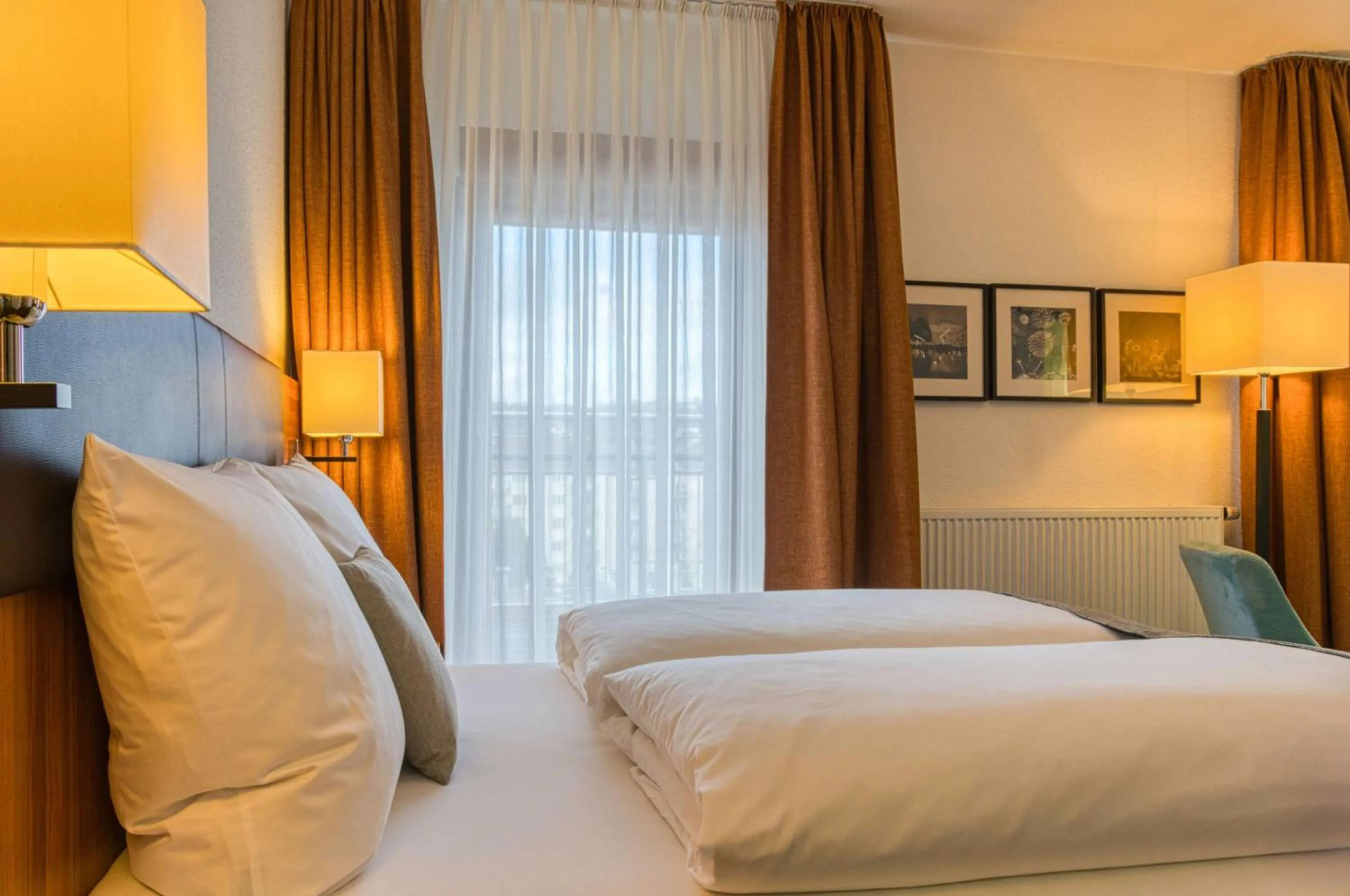 Bed in Sautter Hotel Stuttgart City