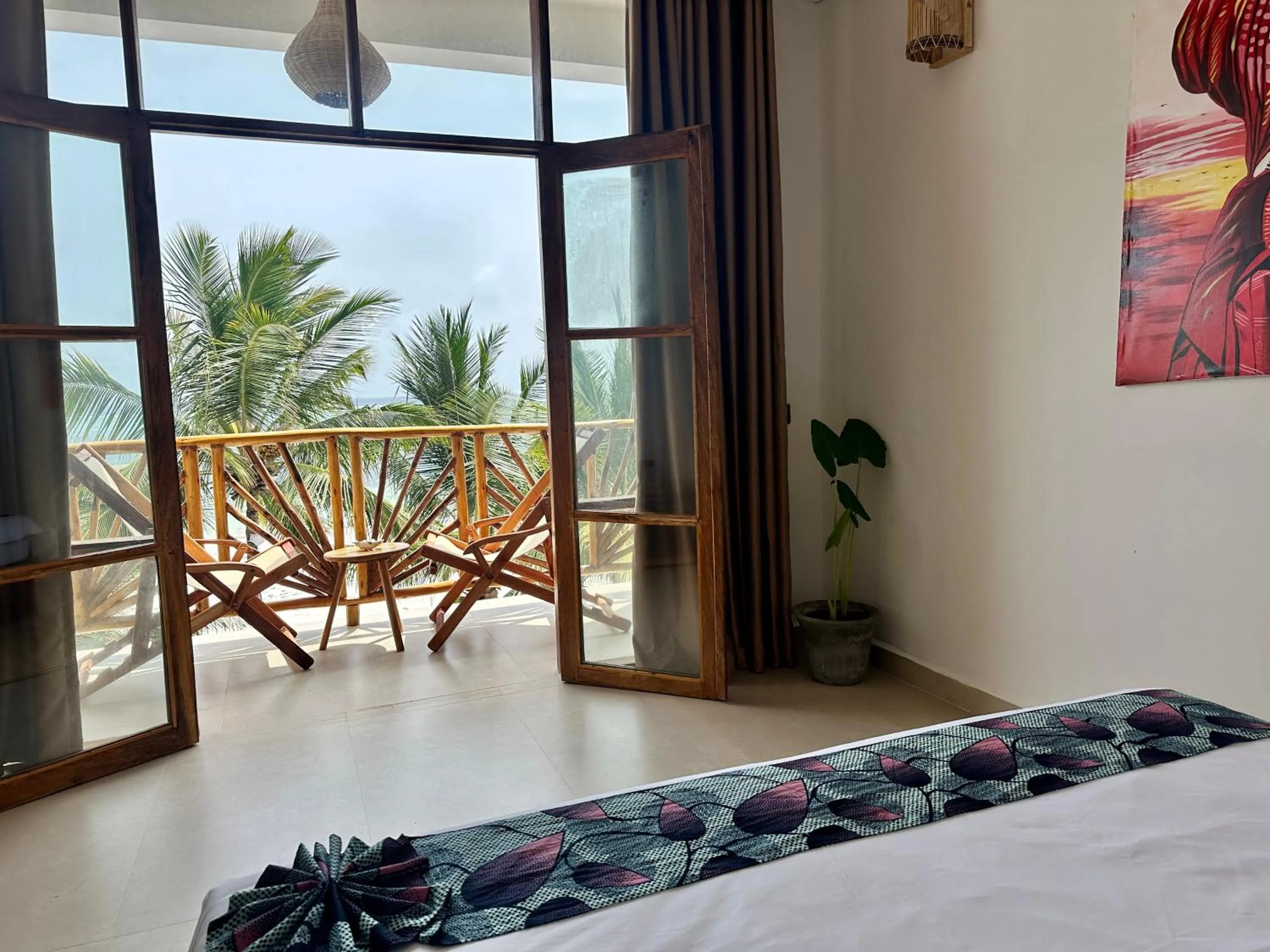 Balcony/Terrace, Bed in Sky & Sand Zanzibar